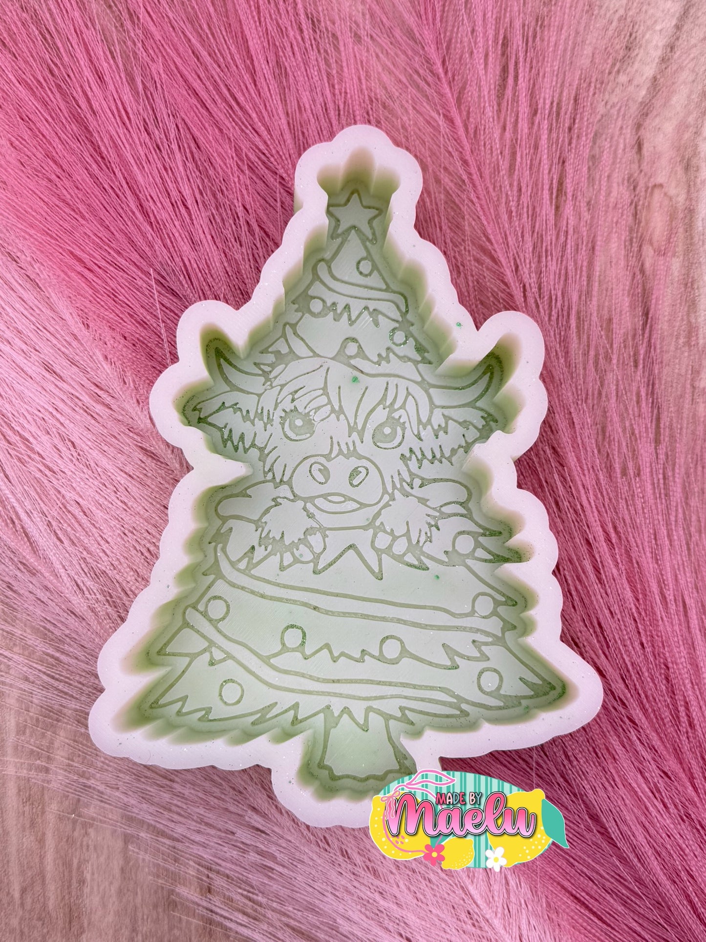 Highland in a Tree Freshie Mold | silicone freshie mold