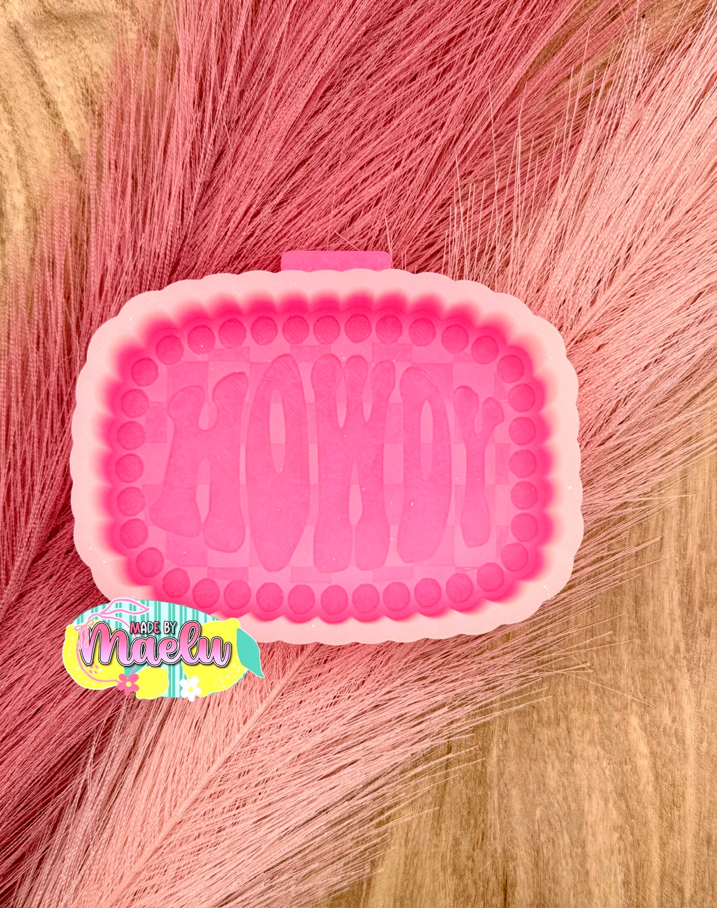 Howdy Concho | silicone freshie mold