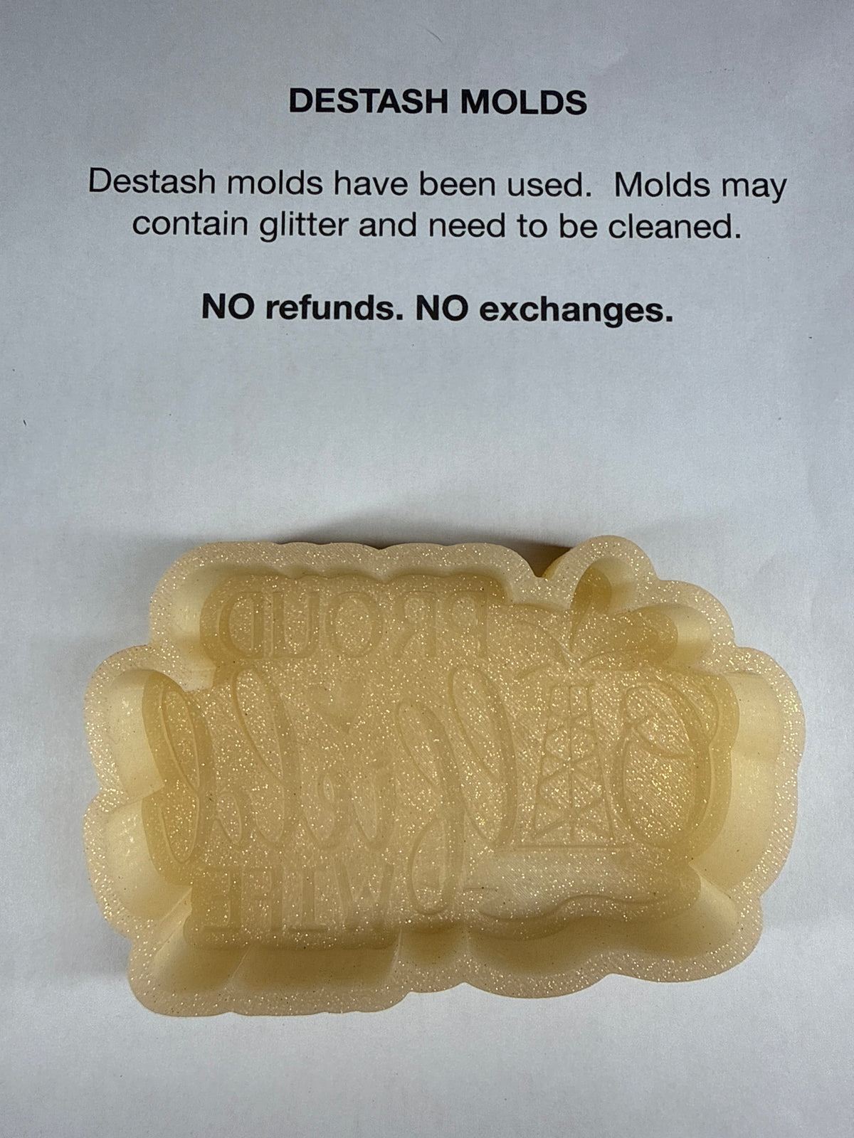 DESTASH Mold - Proud Oilfield Wife