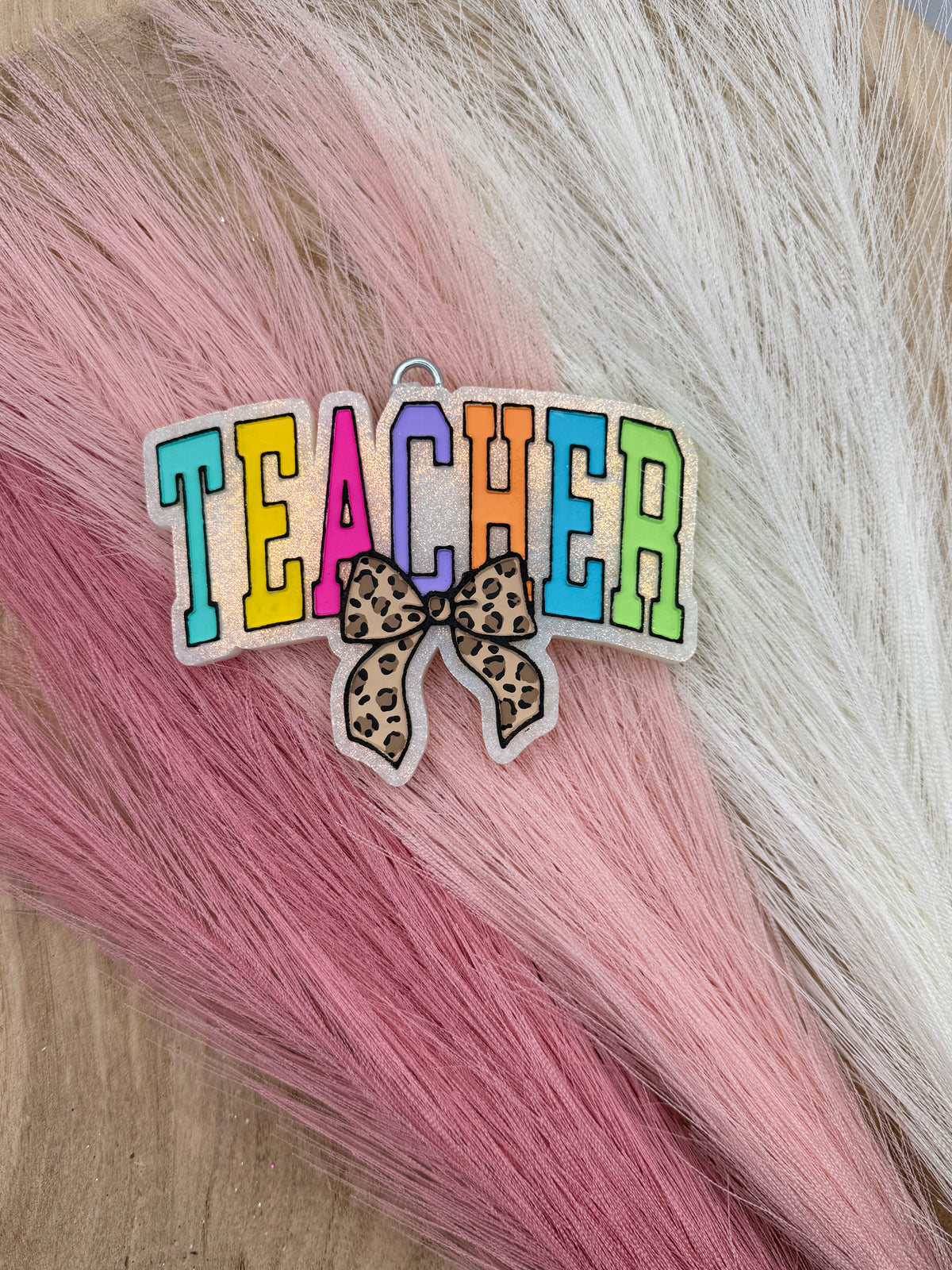 Teacher with Bow | Custom Freshie