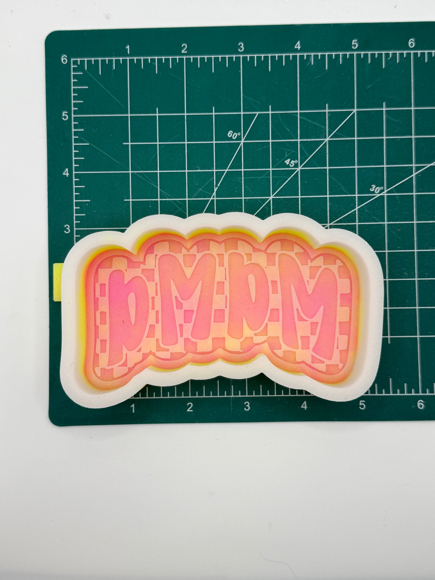 Checkered Handwritten Mama Freshie Mold | silicone freshie mold