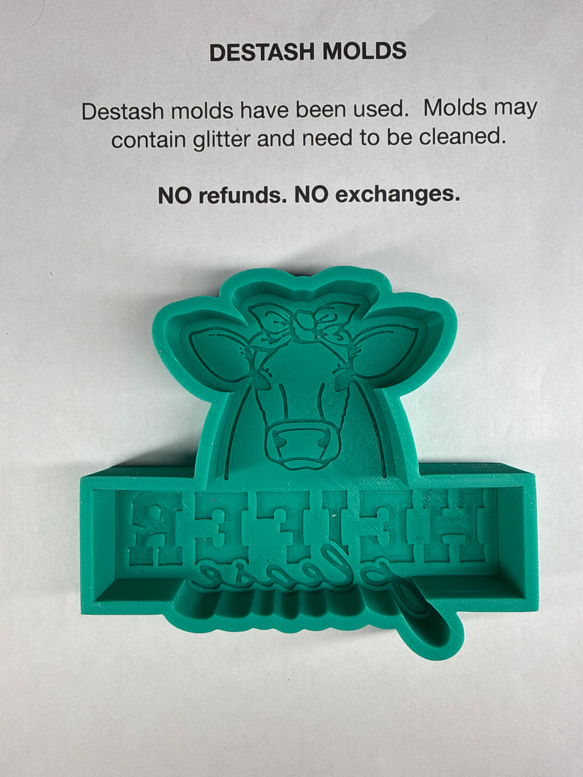 DESTASH Mold - (Large) Heifer Please