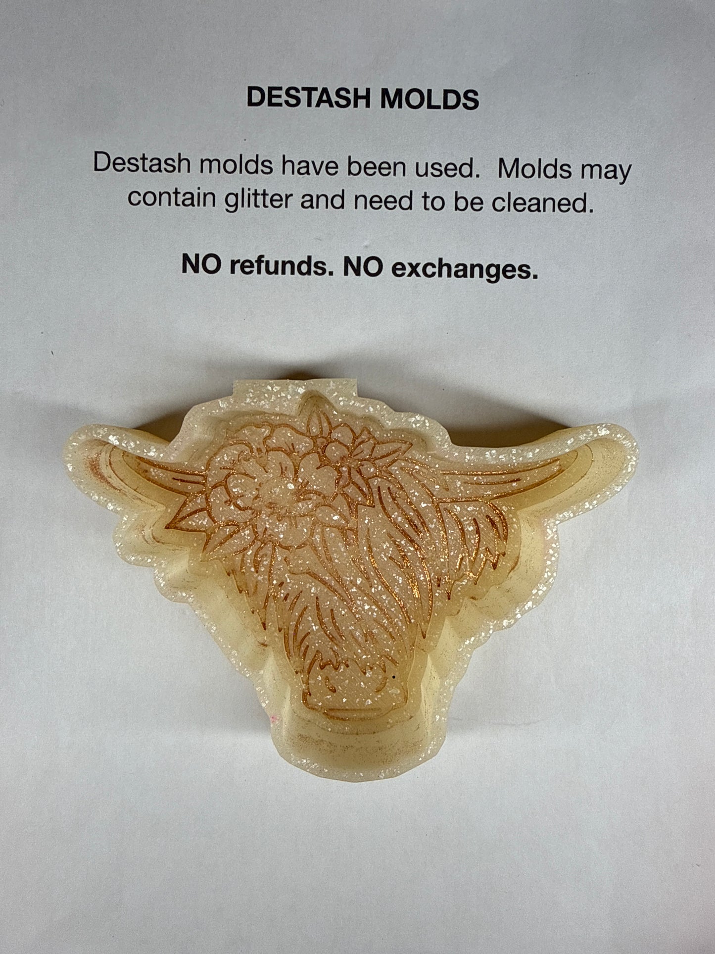 DESTASH Mold - Highland with Flowers