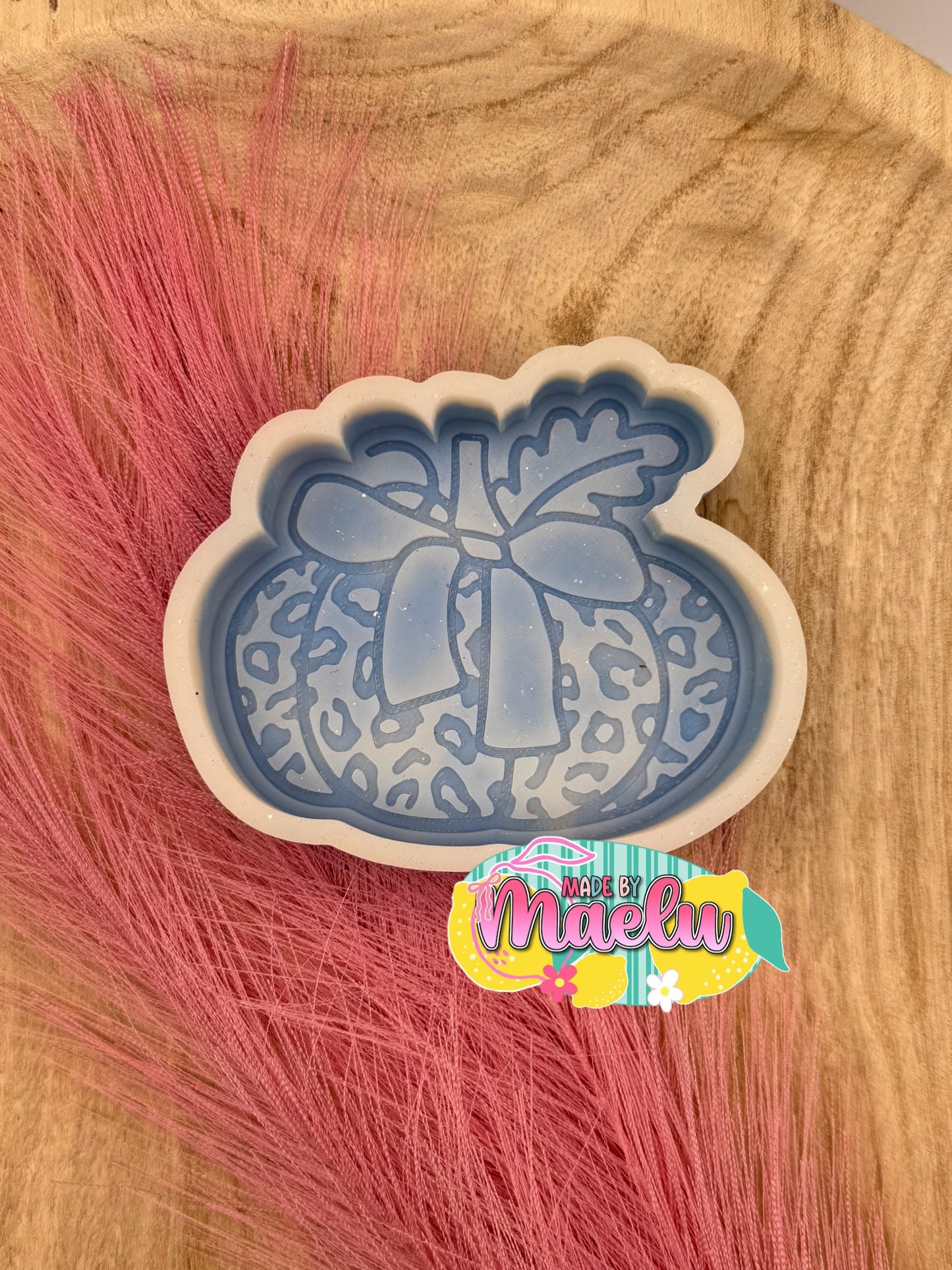 Leopard Print Pumpkin Freshie Mold | Silicone Freshie Mold