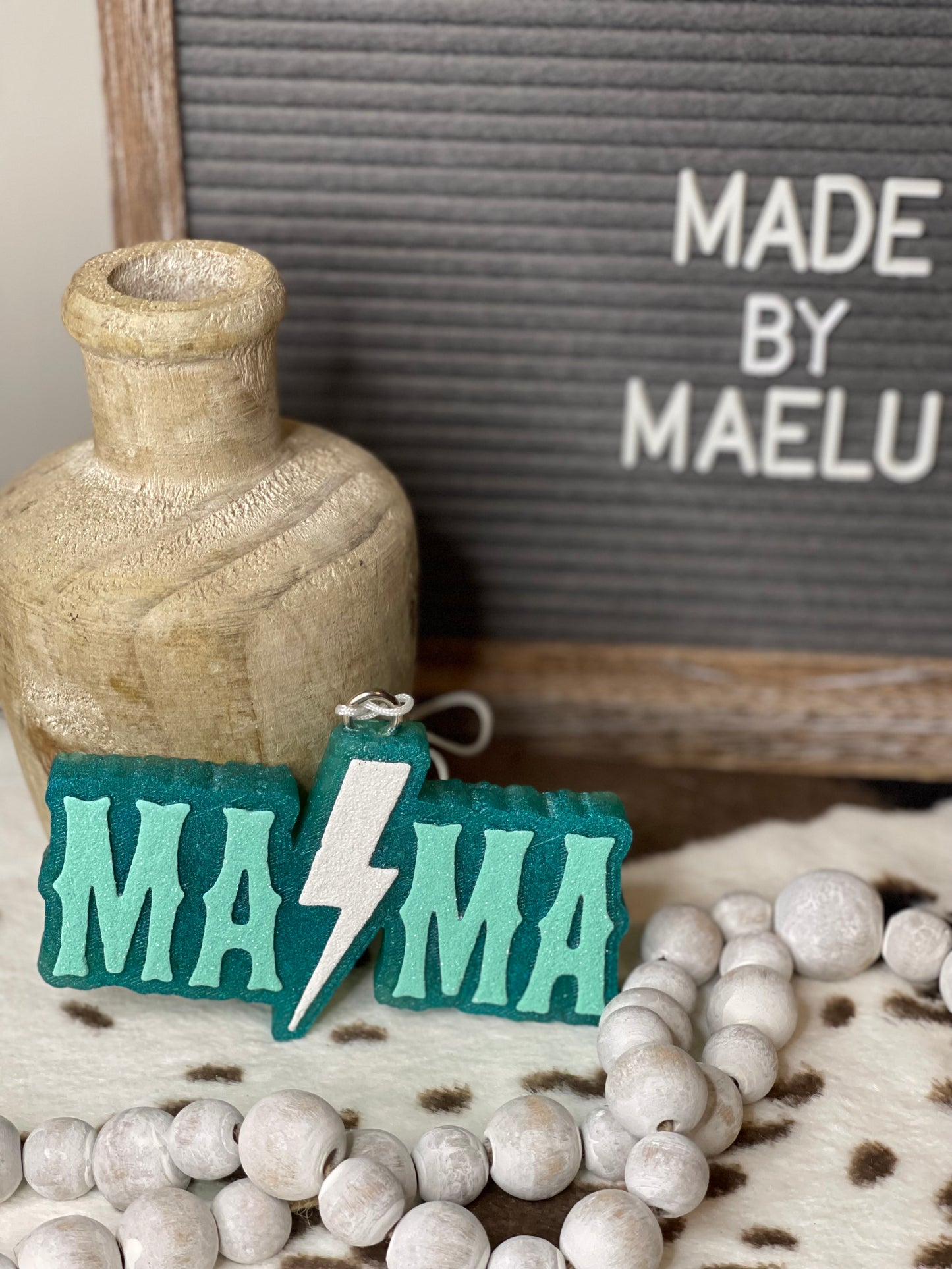 Mama Lightening Bolt Freshie Mold | silicone freshie mold