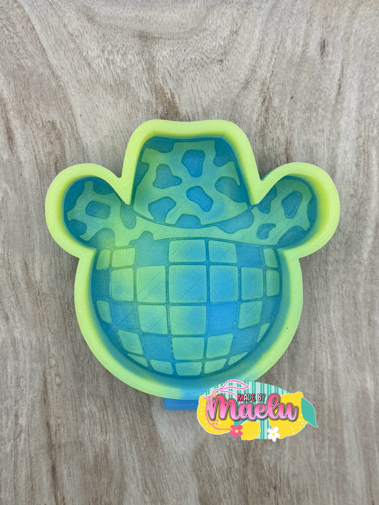 Disco Cowboy Freshie Mold | Silicone Freshie Mold