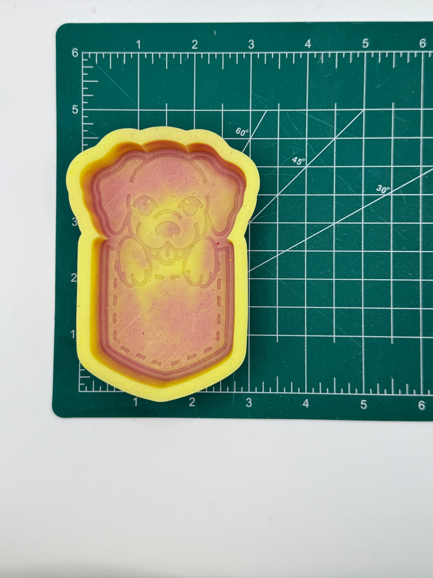 Puppy in a Pocket Freshie Mold | silicone freshie mold