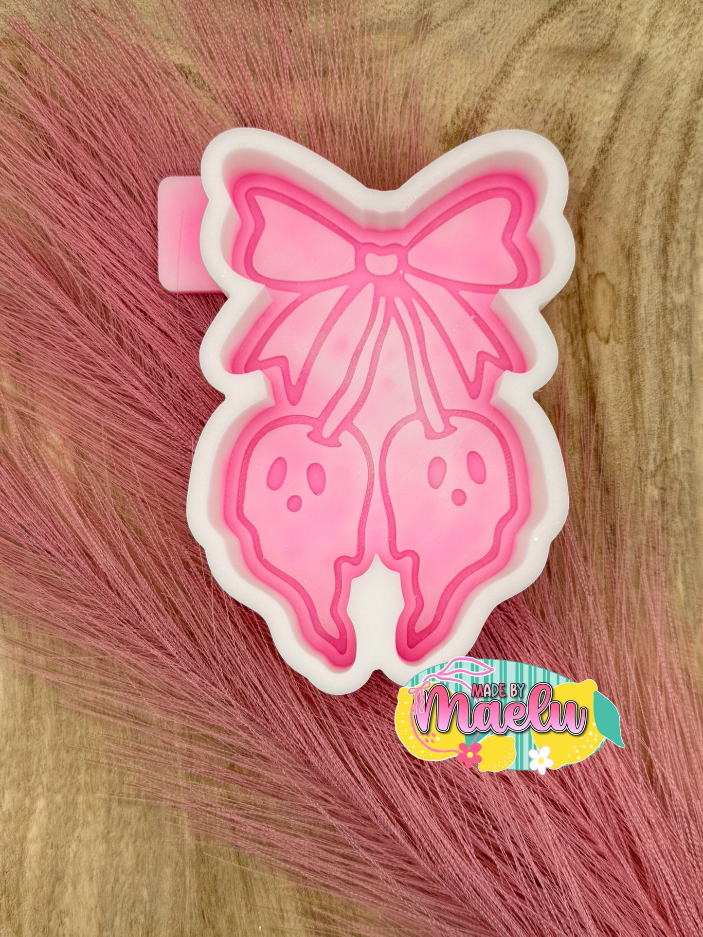 Ghost Cherries Freshie Mold | silicone freshie mold