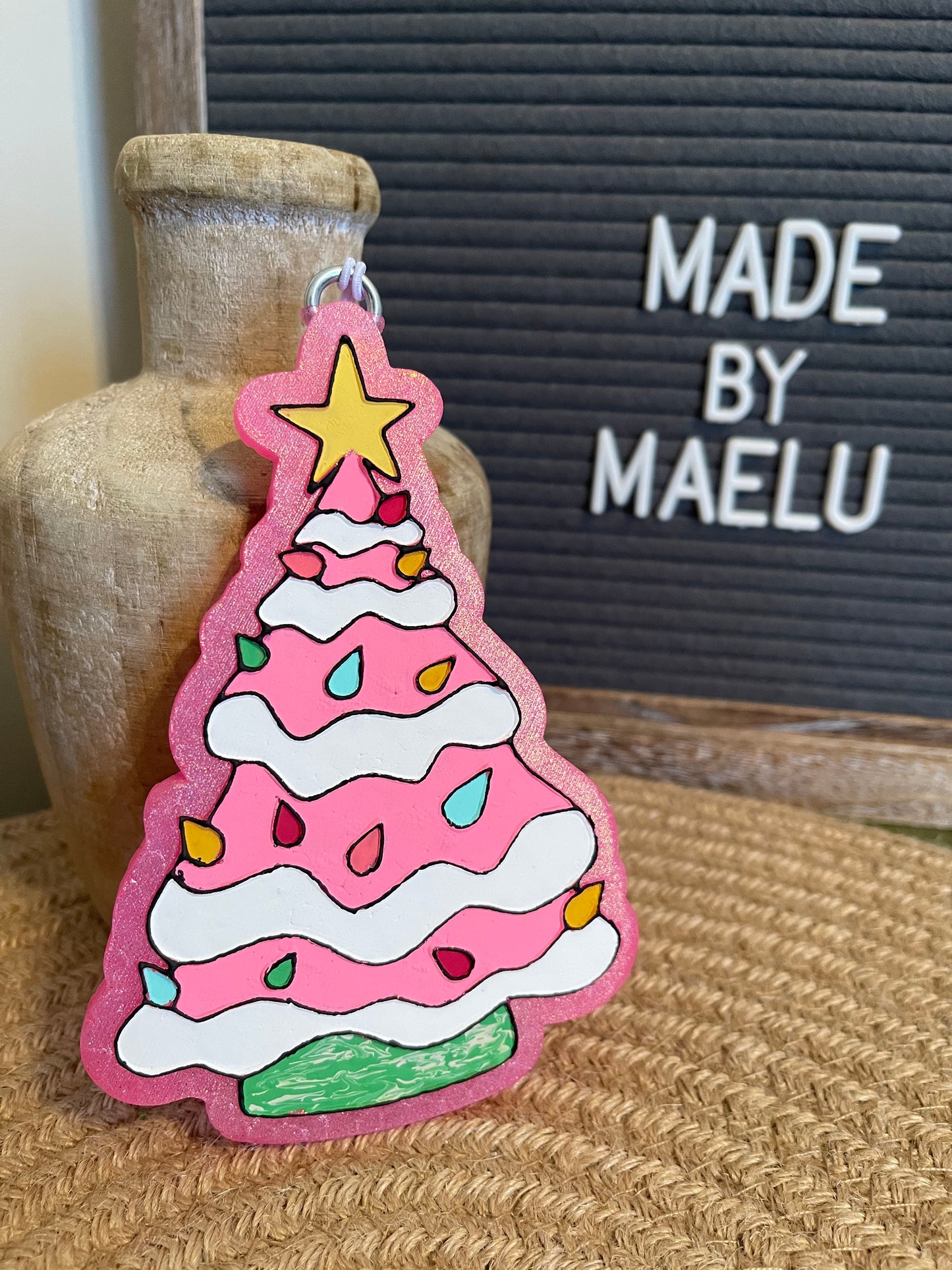 Ceramic Christmas Tree Freshie Mold | silicone freshie mold