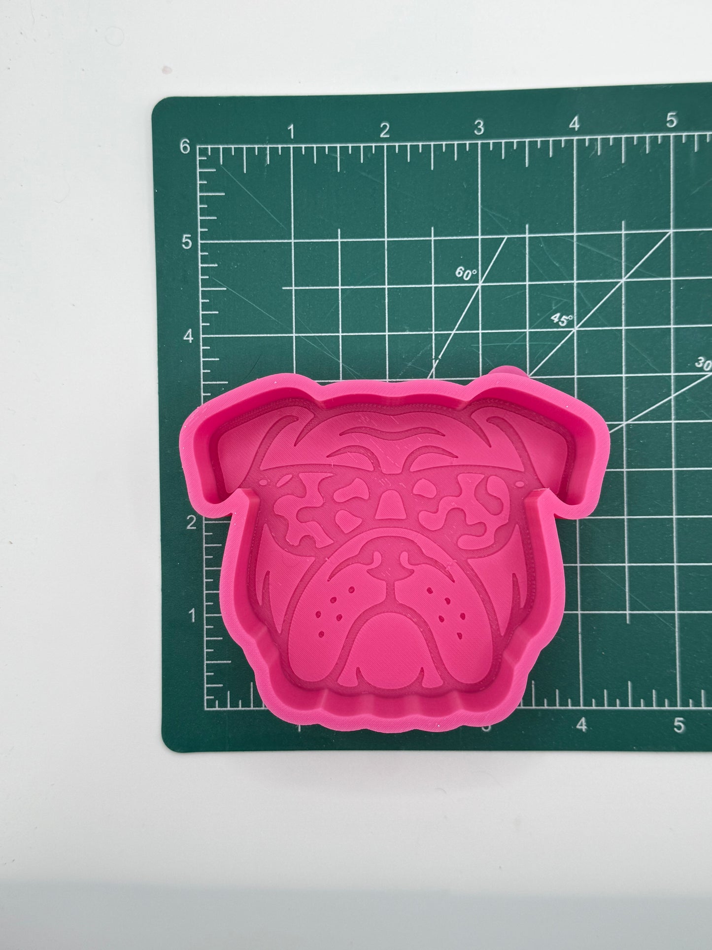 Dog with Cheetah Glasses Freshie Mold | silicone freshie mold