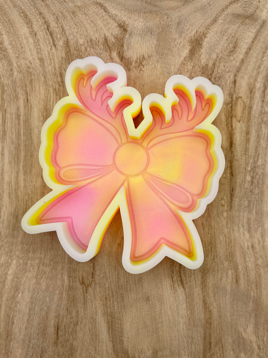Reindeer Bow (Overstock) Freshie Mold | silicone freshie mold