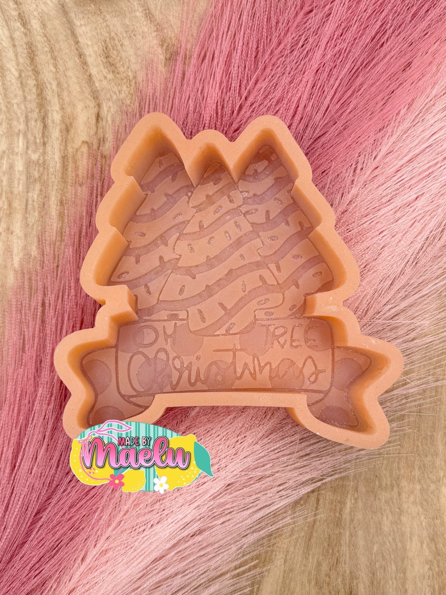 Oh Christmas Tree Freshie Mold | silicone freshie mold