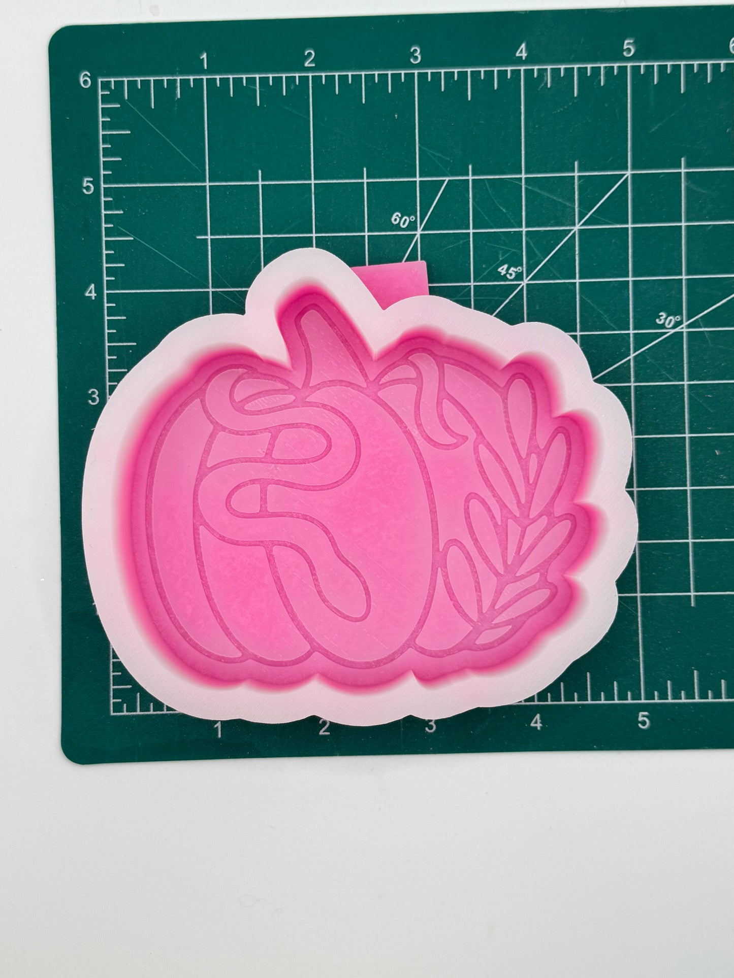 Pumpkin with Snake and Leaf Freshie Mold | silicone freshie mold