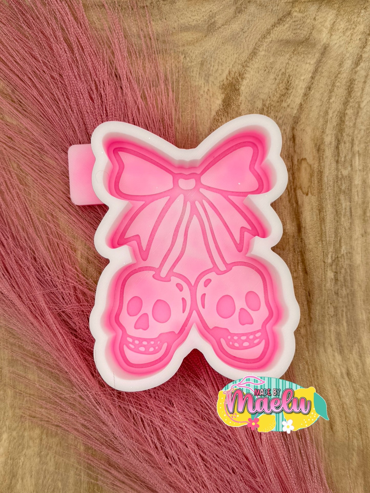 Skull Cherries Freshie Mold | silicone freshie mold