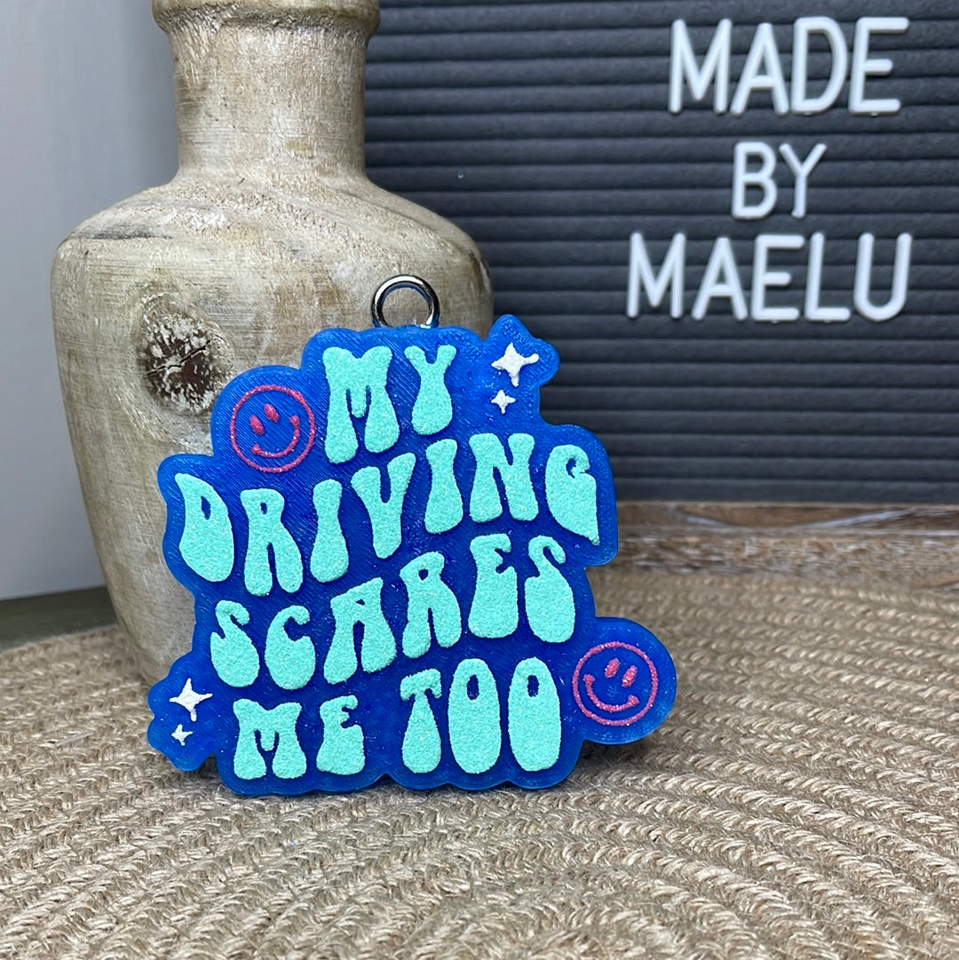 My Driving Scares Me Too Freshie Mold