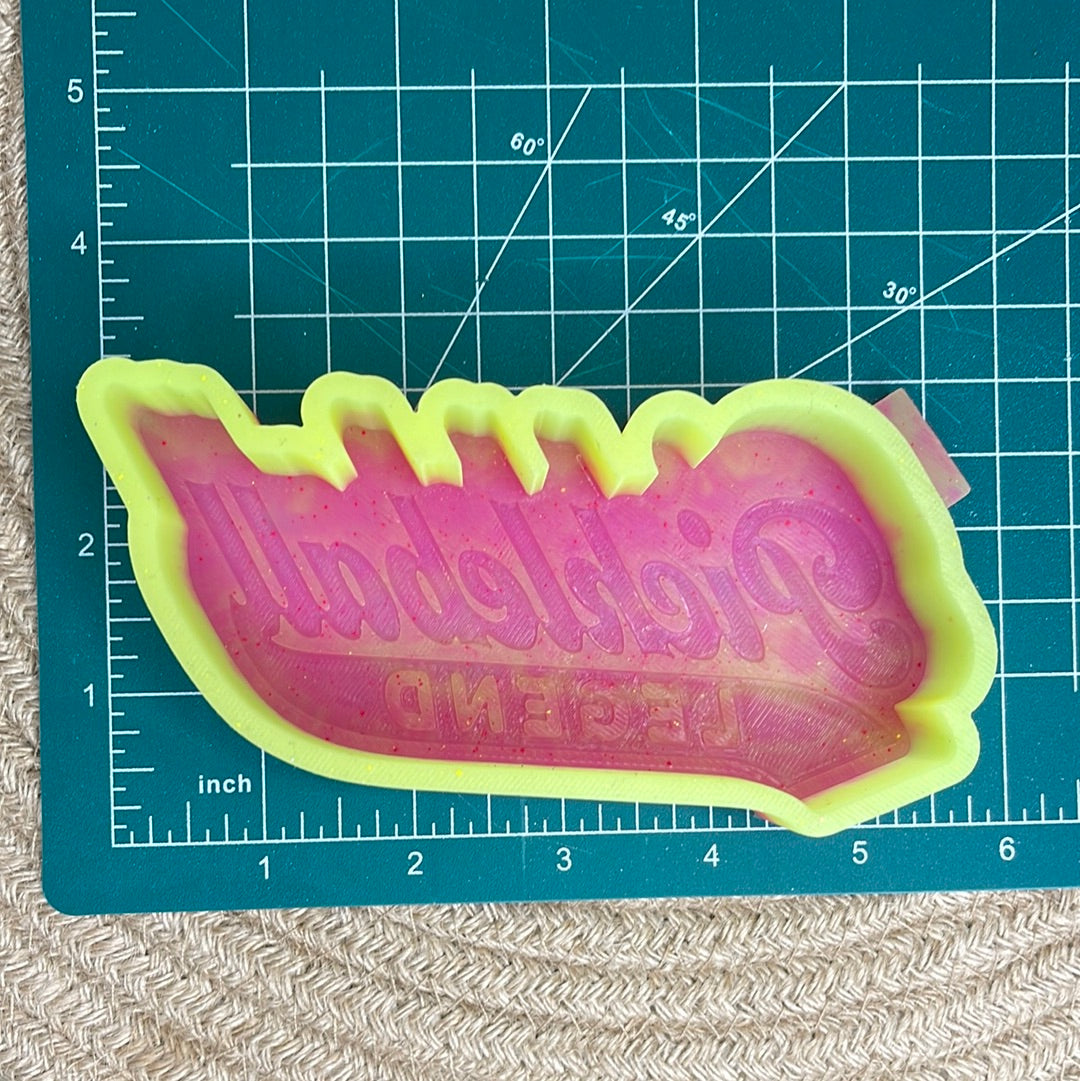 Pickleball Legend Freshie Mold | silicone freshie mold | 214