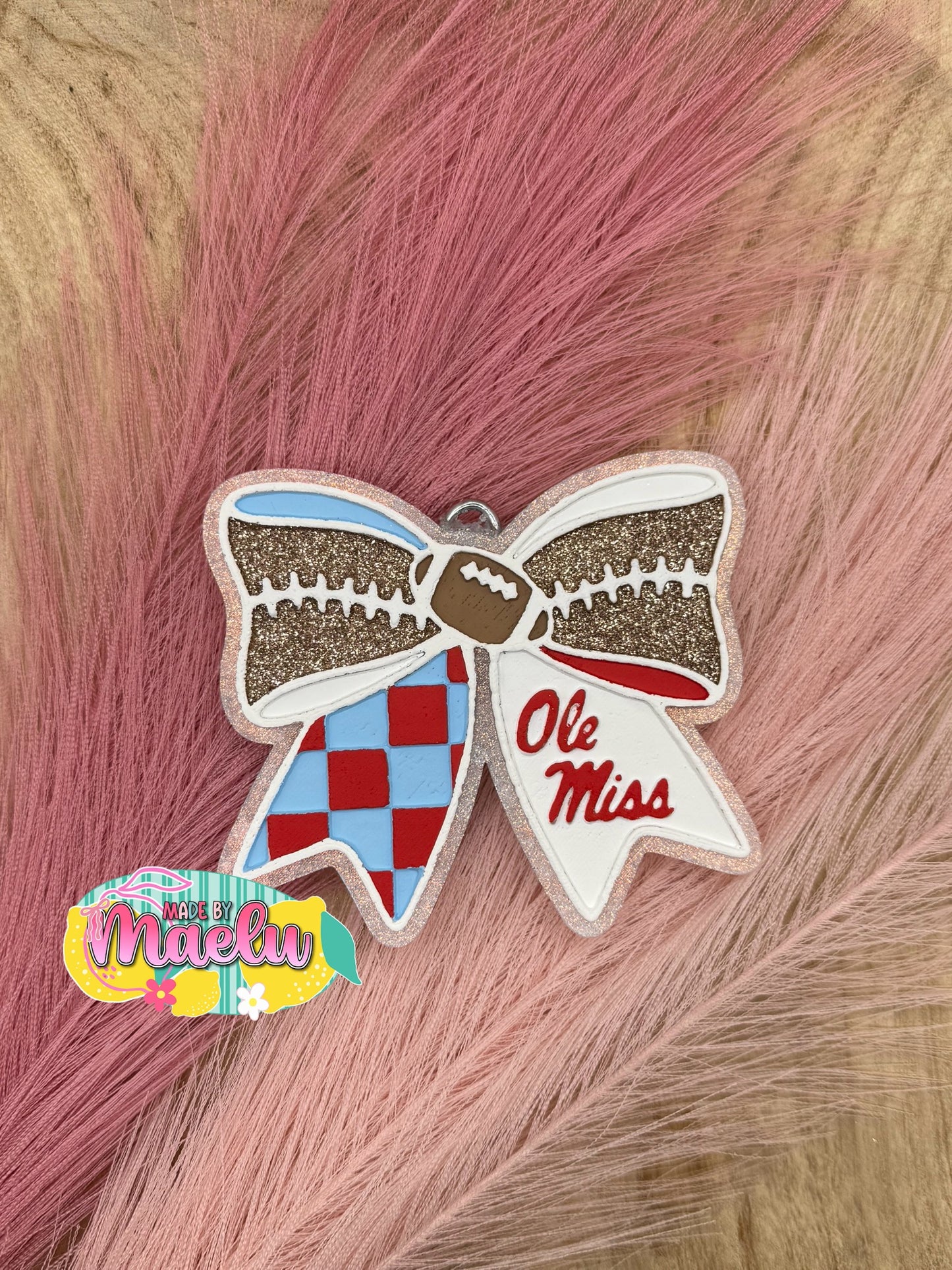 Ole Miss Football Bow | Custom Freshie