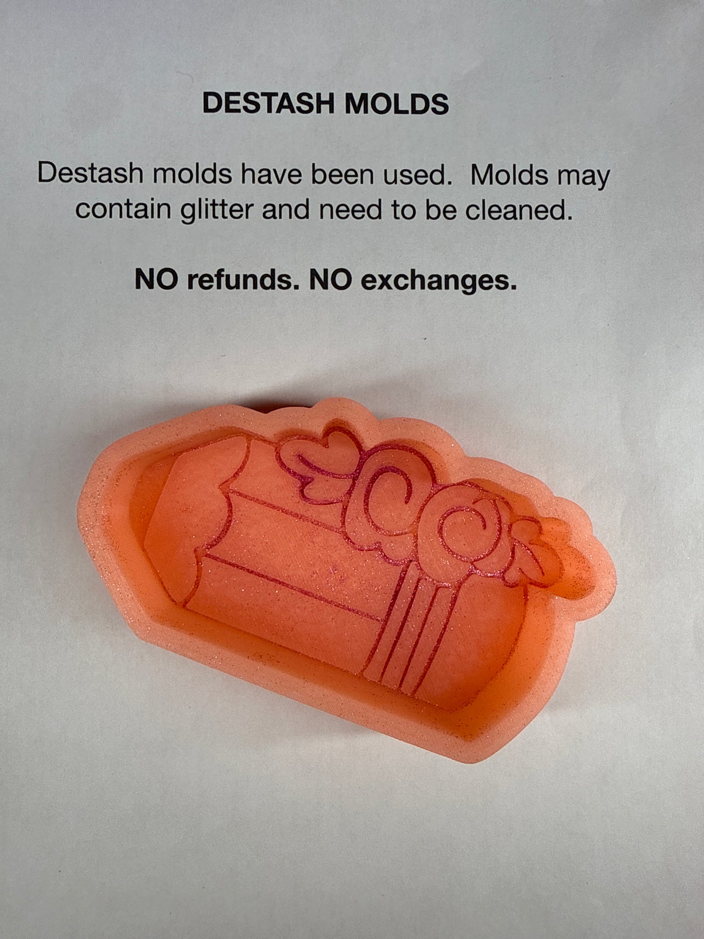 DESTASH Mold - Pencil with Flower