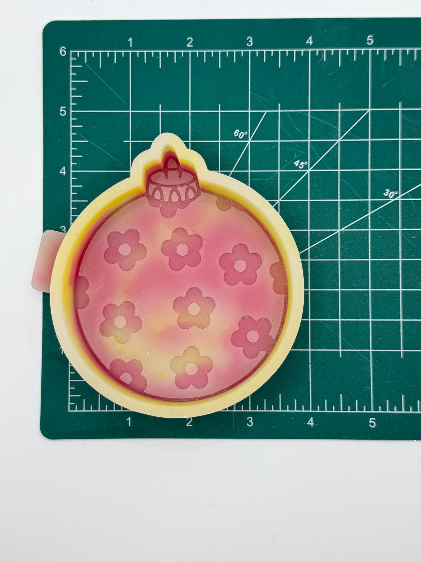 Ornament with Flowers Freshie Mold | silicone freshie mold