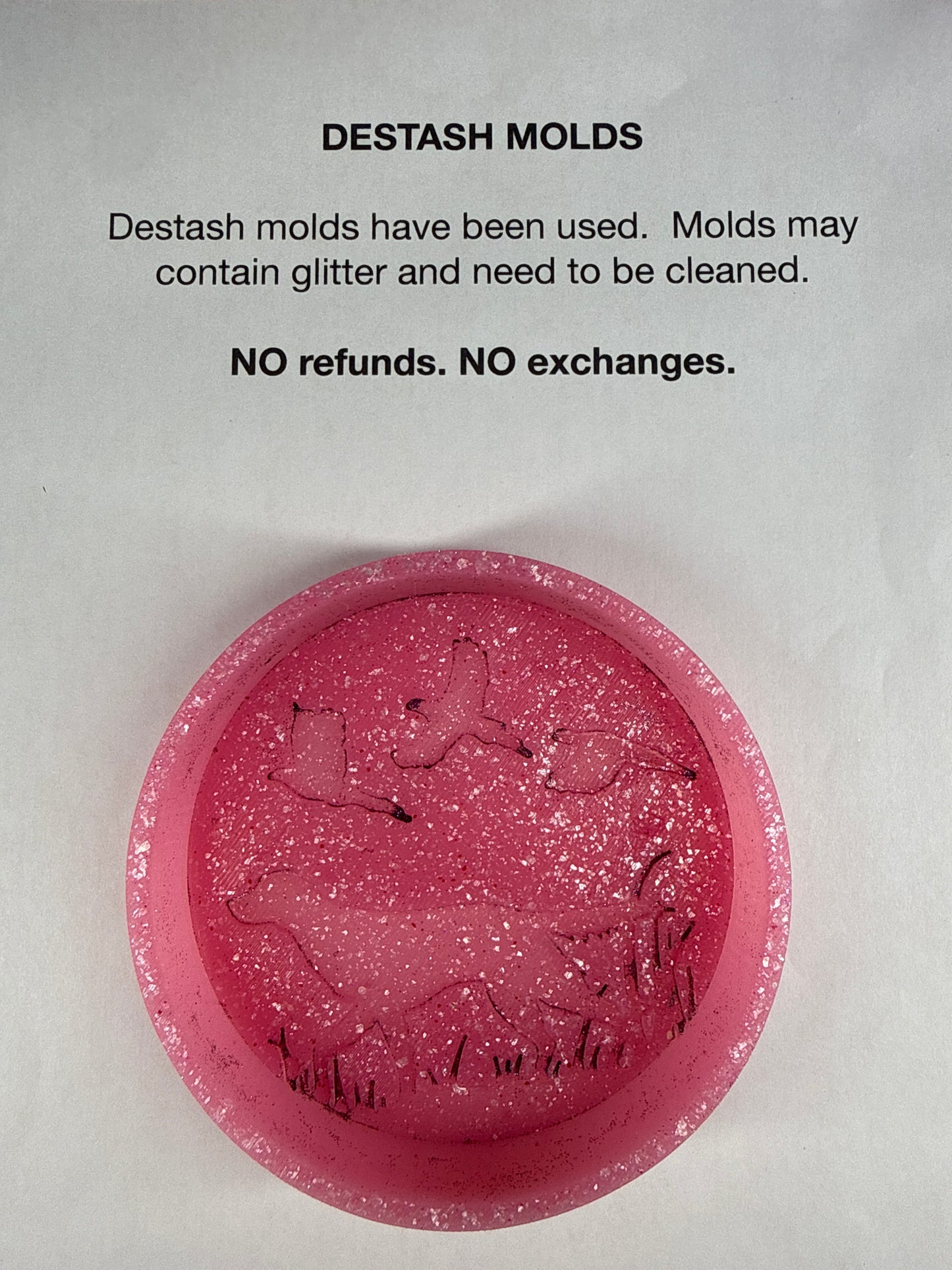 DESTASH Mold - Hunting Dog Round
