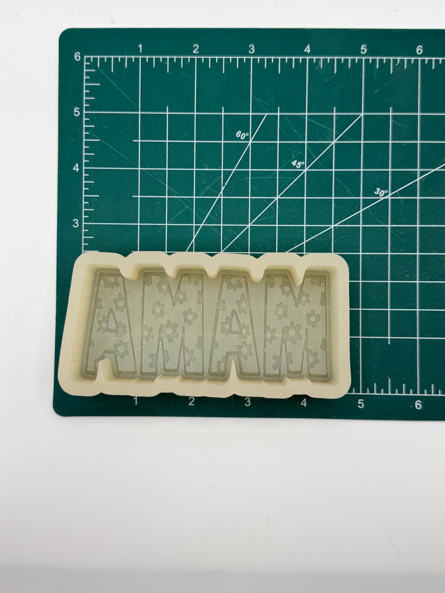 MAMA with flowers Freshie Mold | silicone freshie mold