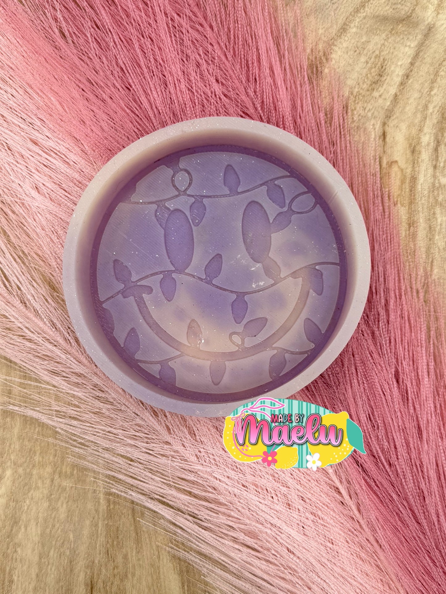 Smiley with Lights Freshie Mold | silicone freshie mold