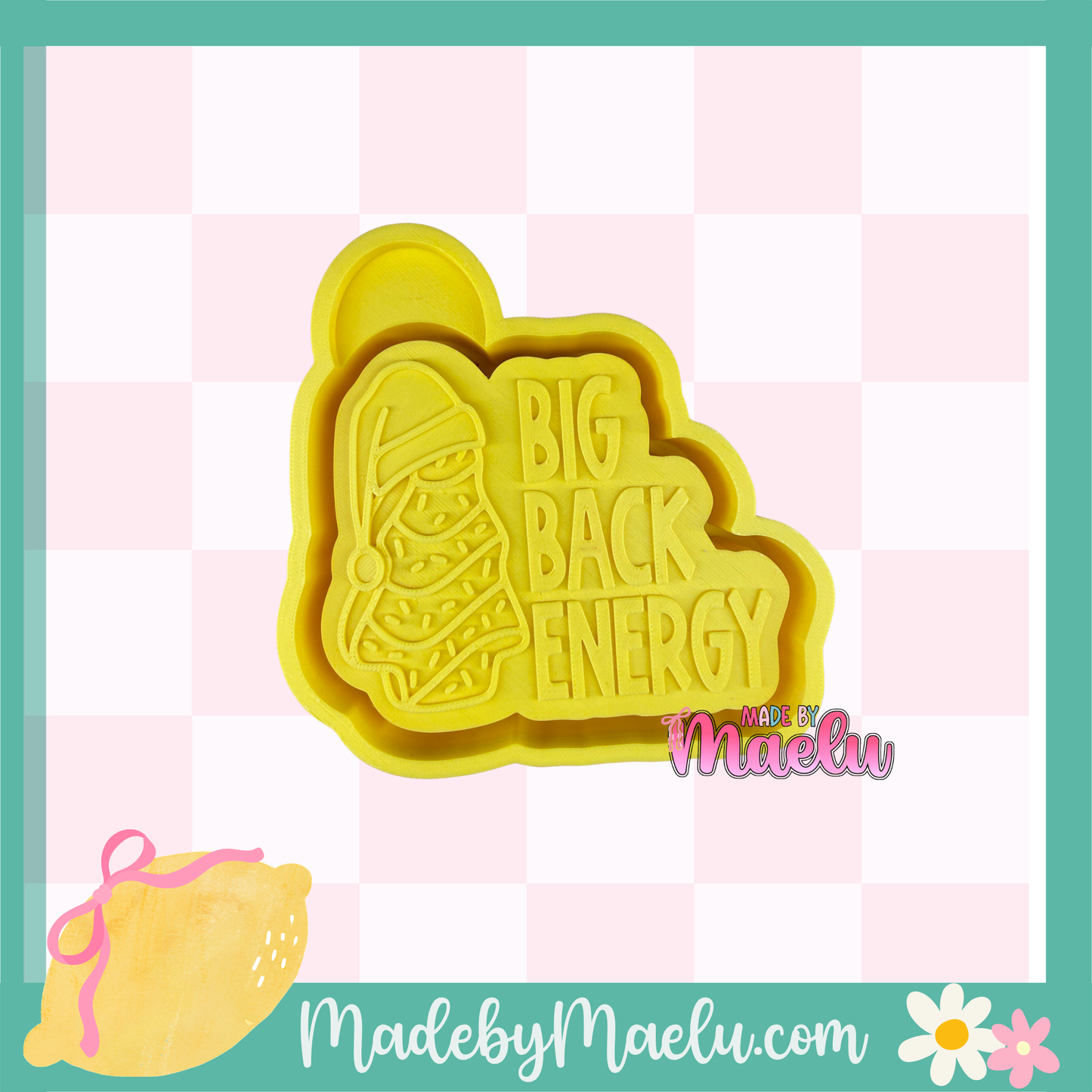 Big Back Energy Freshie Mold | silicone freshie mold | C162