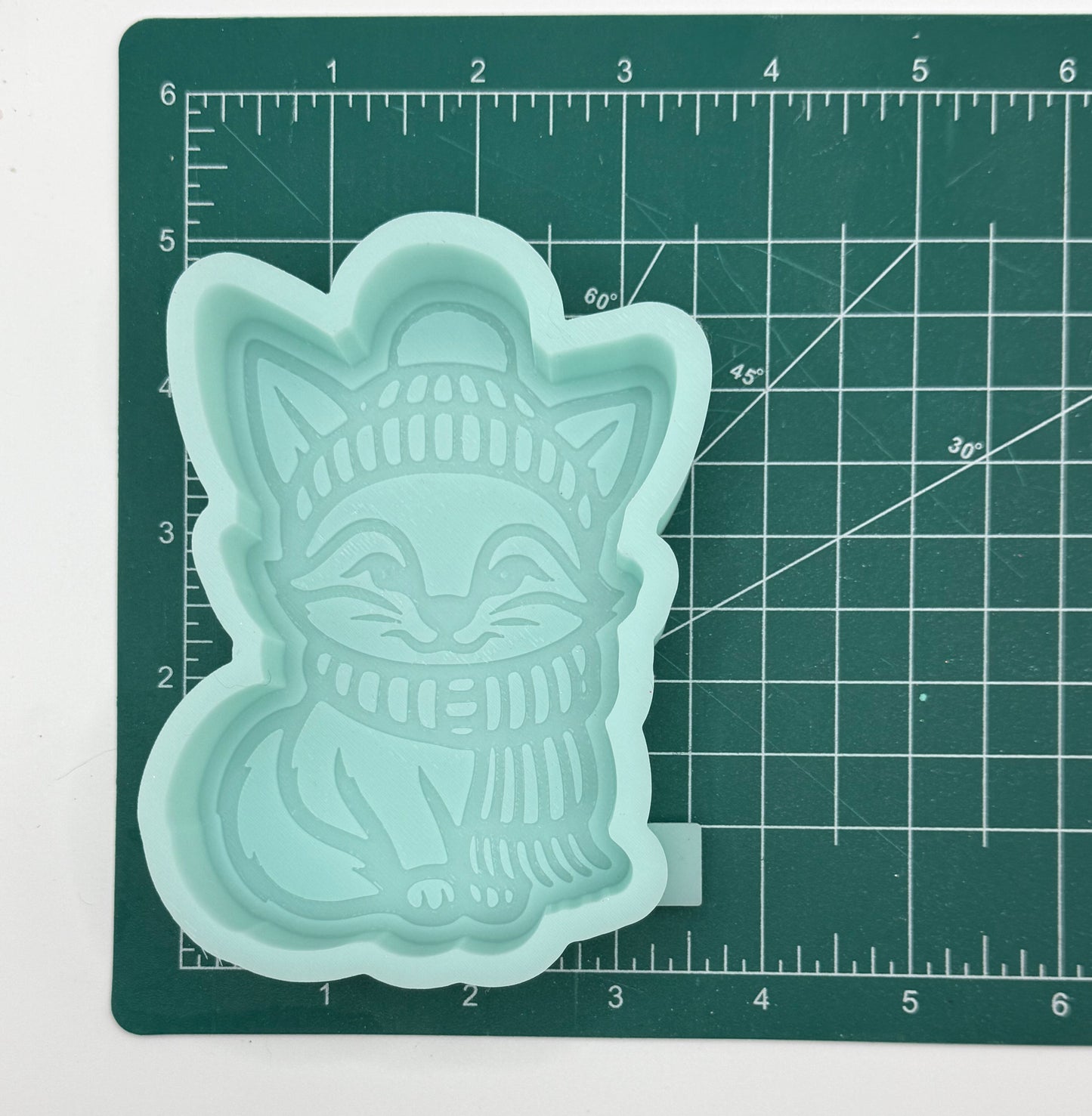 Winter Fox Freshie Mold | silicone freshie mold