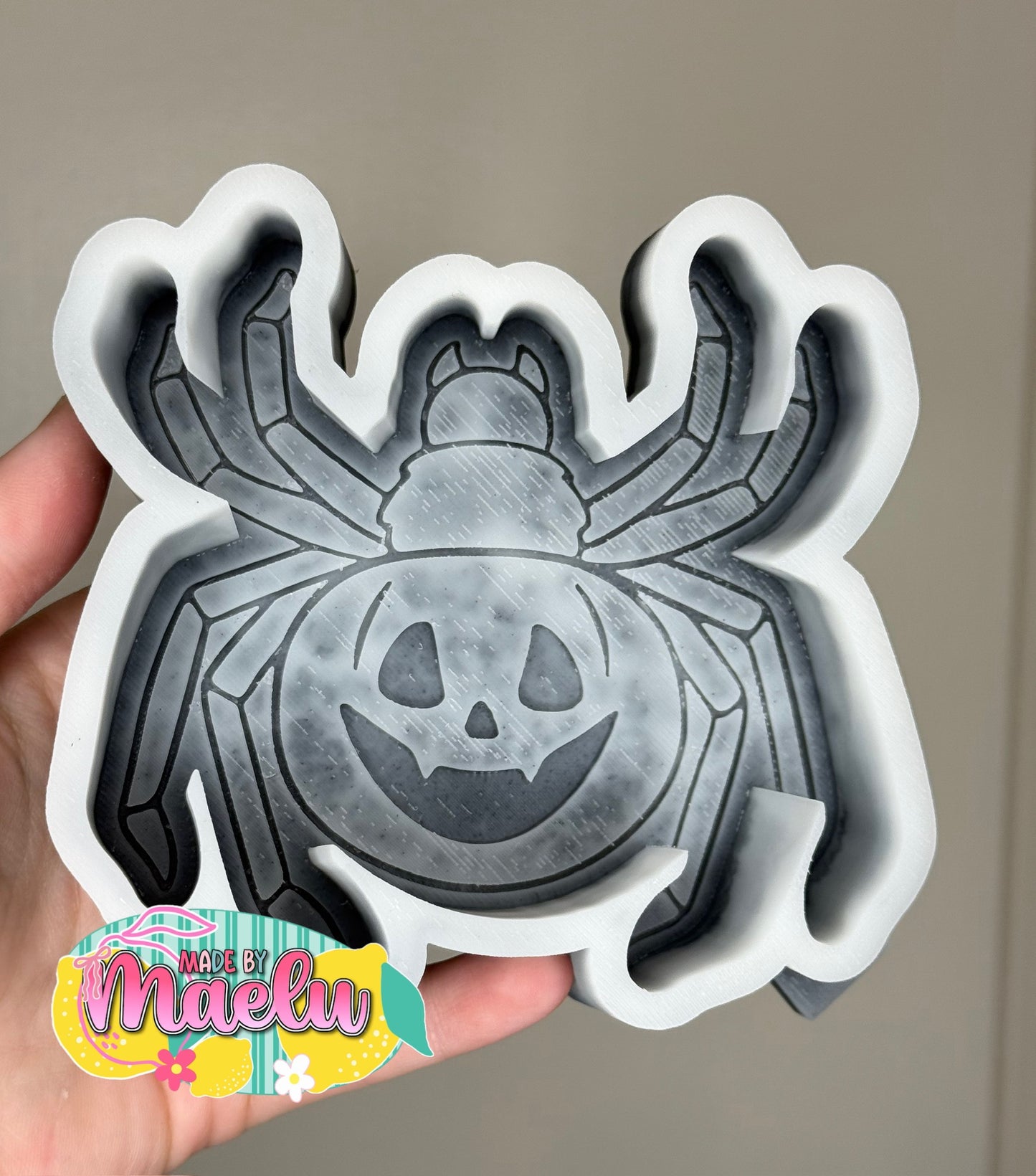 Jack-o-Lantern Spider freshie mold | silicone freshie mold