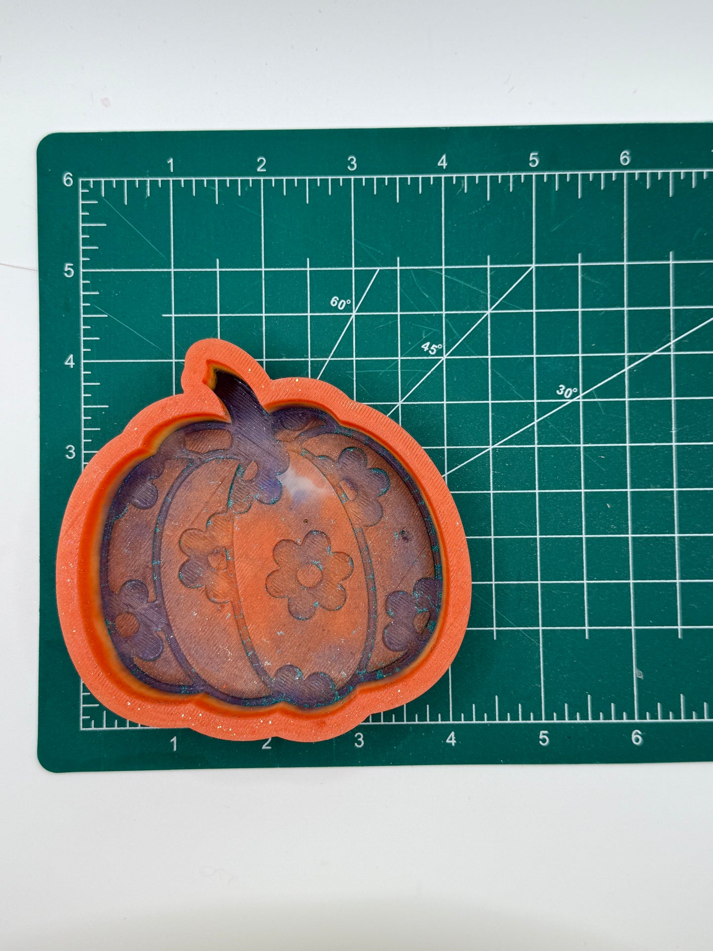 Pumpkin with Flowers Freshie Mold | Silicone Freshie Mold