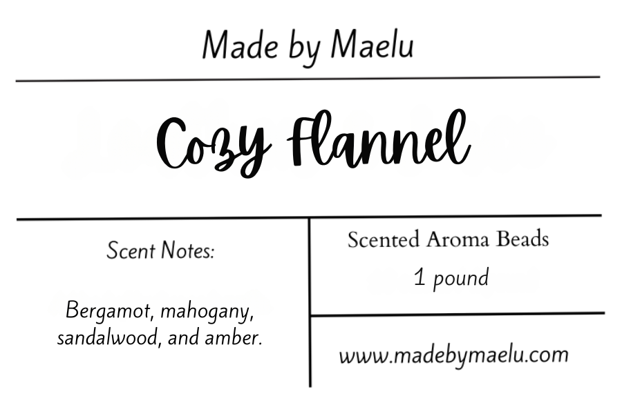 Cozy Flannel | 1 pound | Scented Aroma Beads