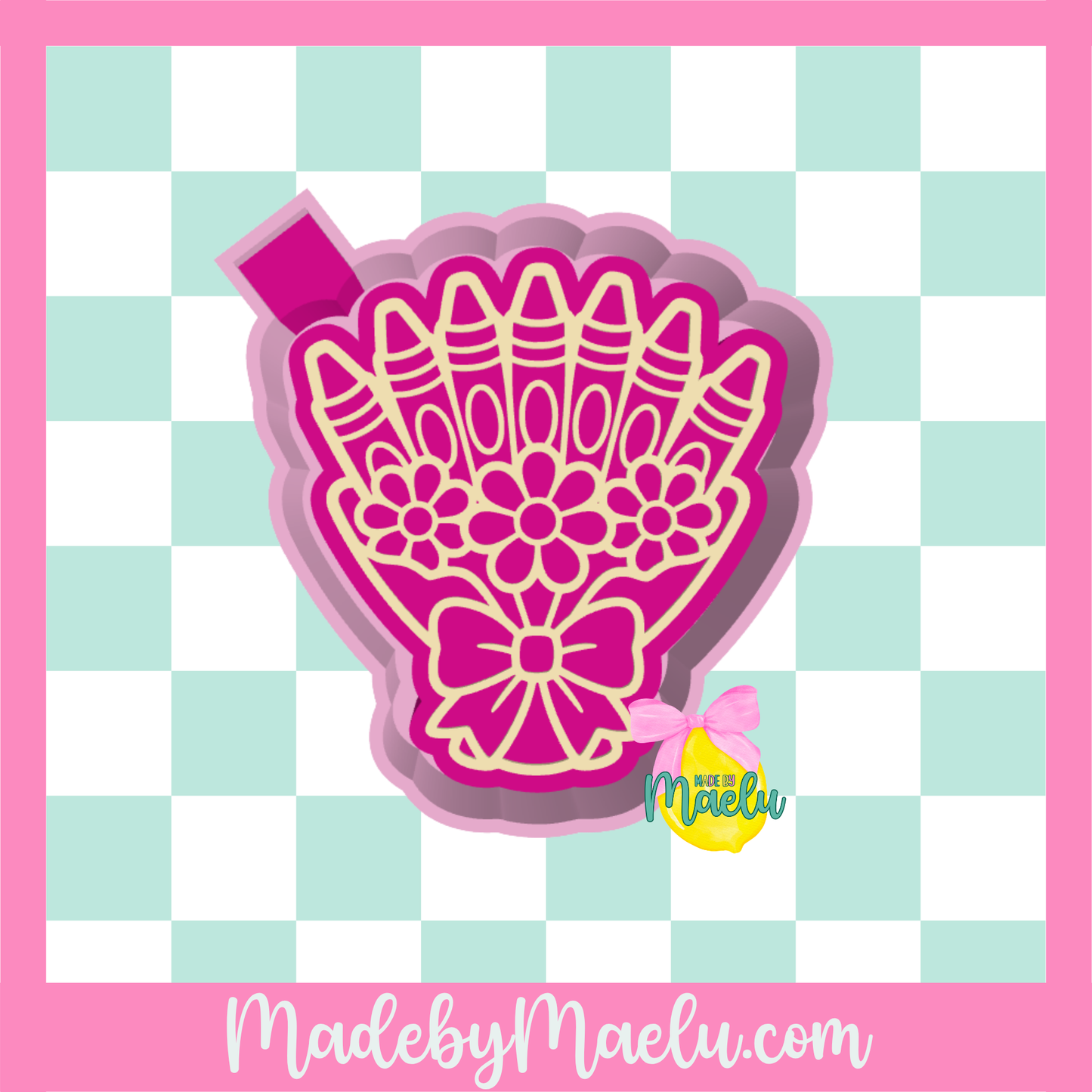 Color Bouquet Freshie Mold | Silicone Freshie Mold | 281