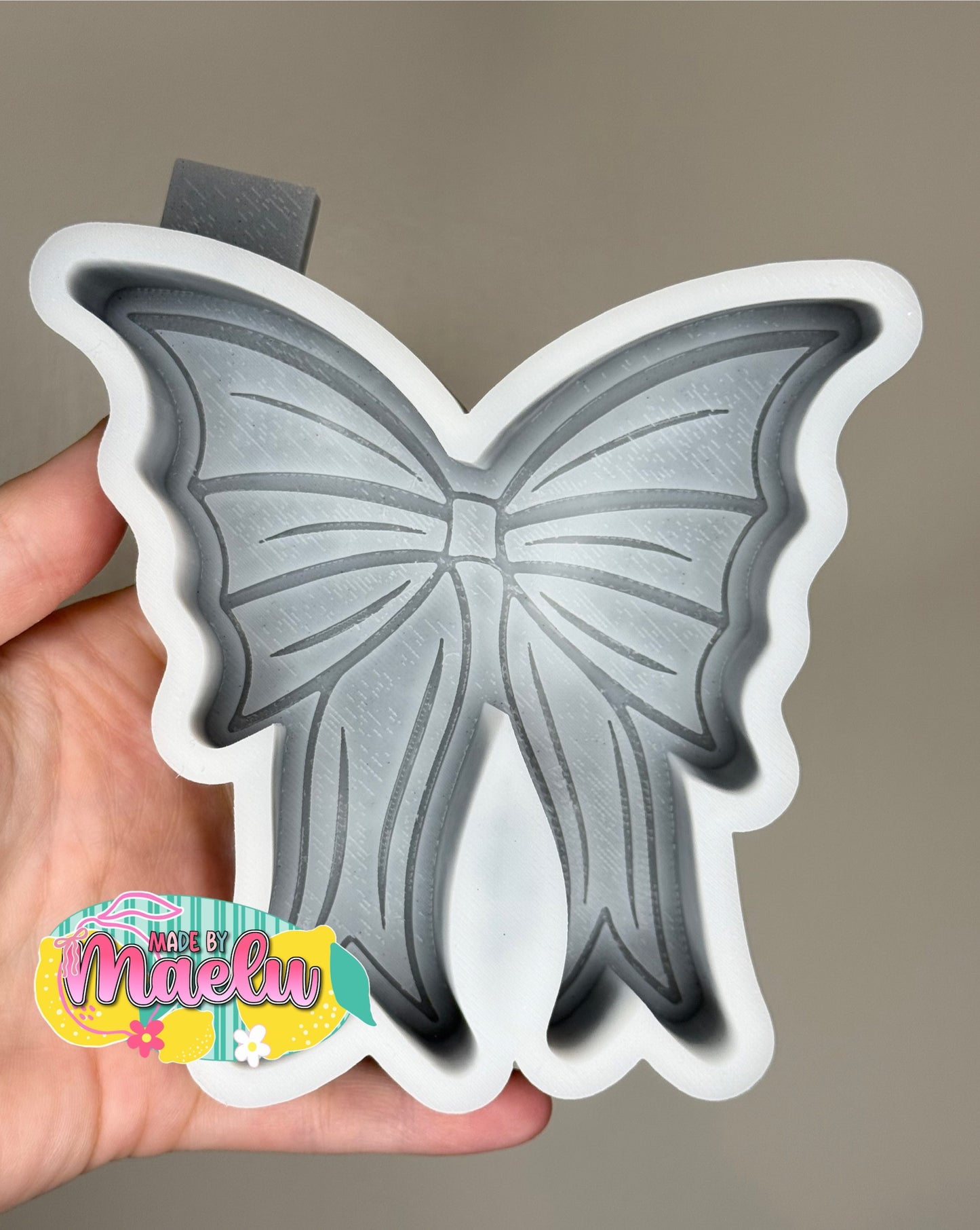Bat Bow freshie mold | silicone freshie mold
