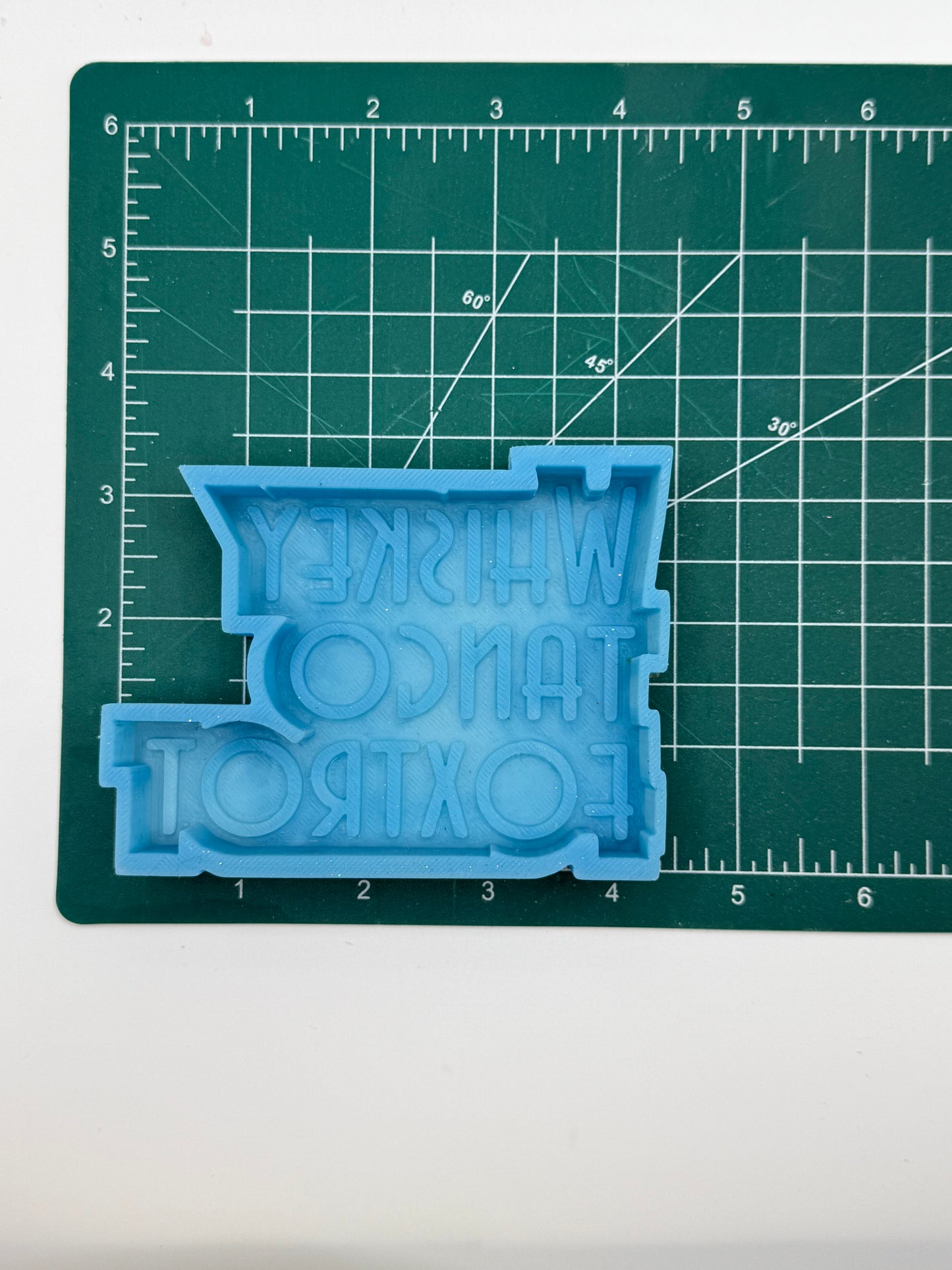 Whiskey Tango Foxtrot Freshie Mold | Silicone Freshie Mold