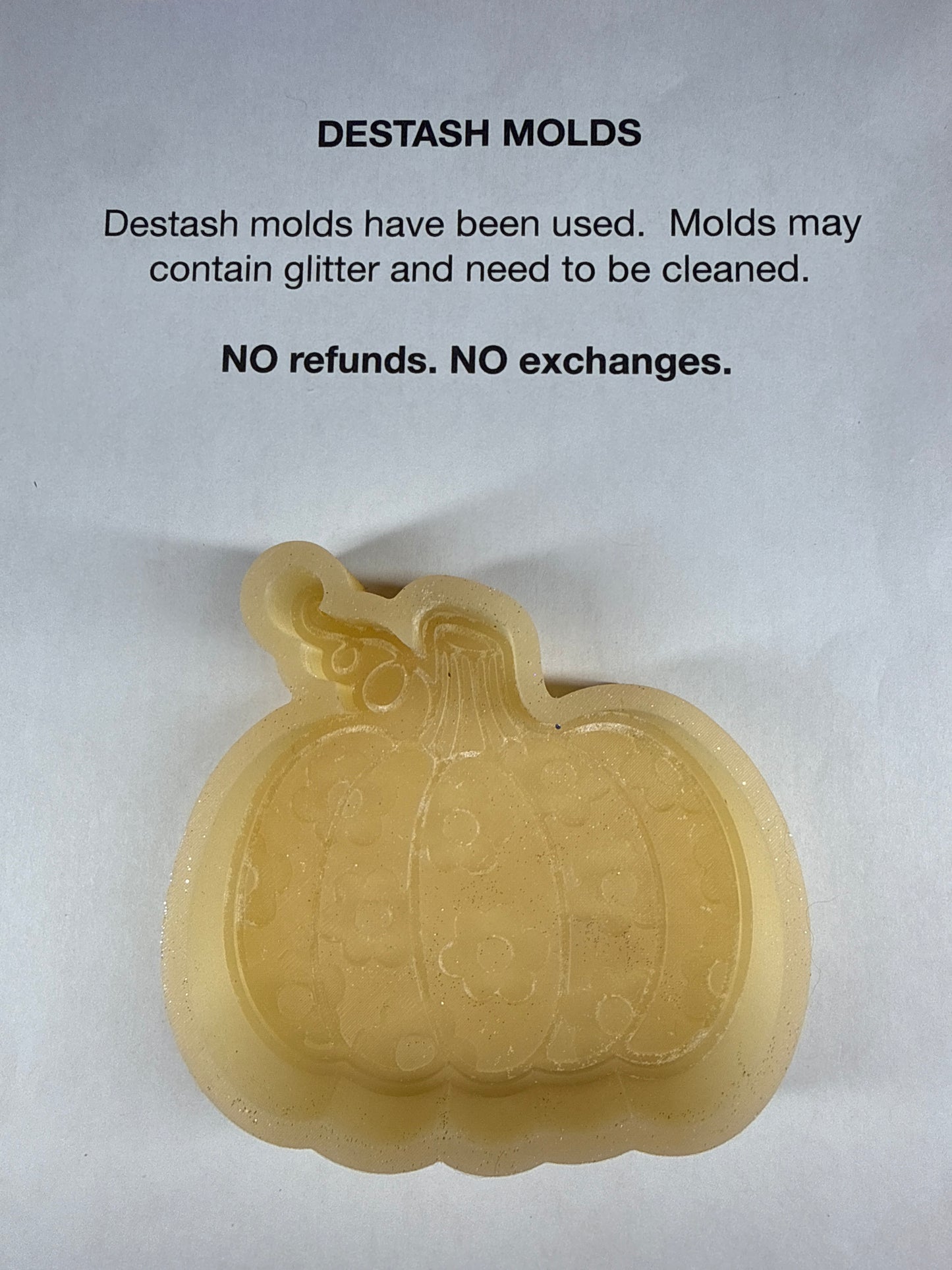 DESTASH Mold - Floral Pumpkin