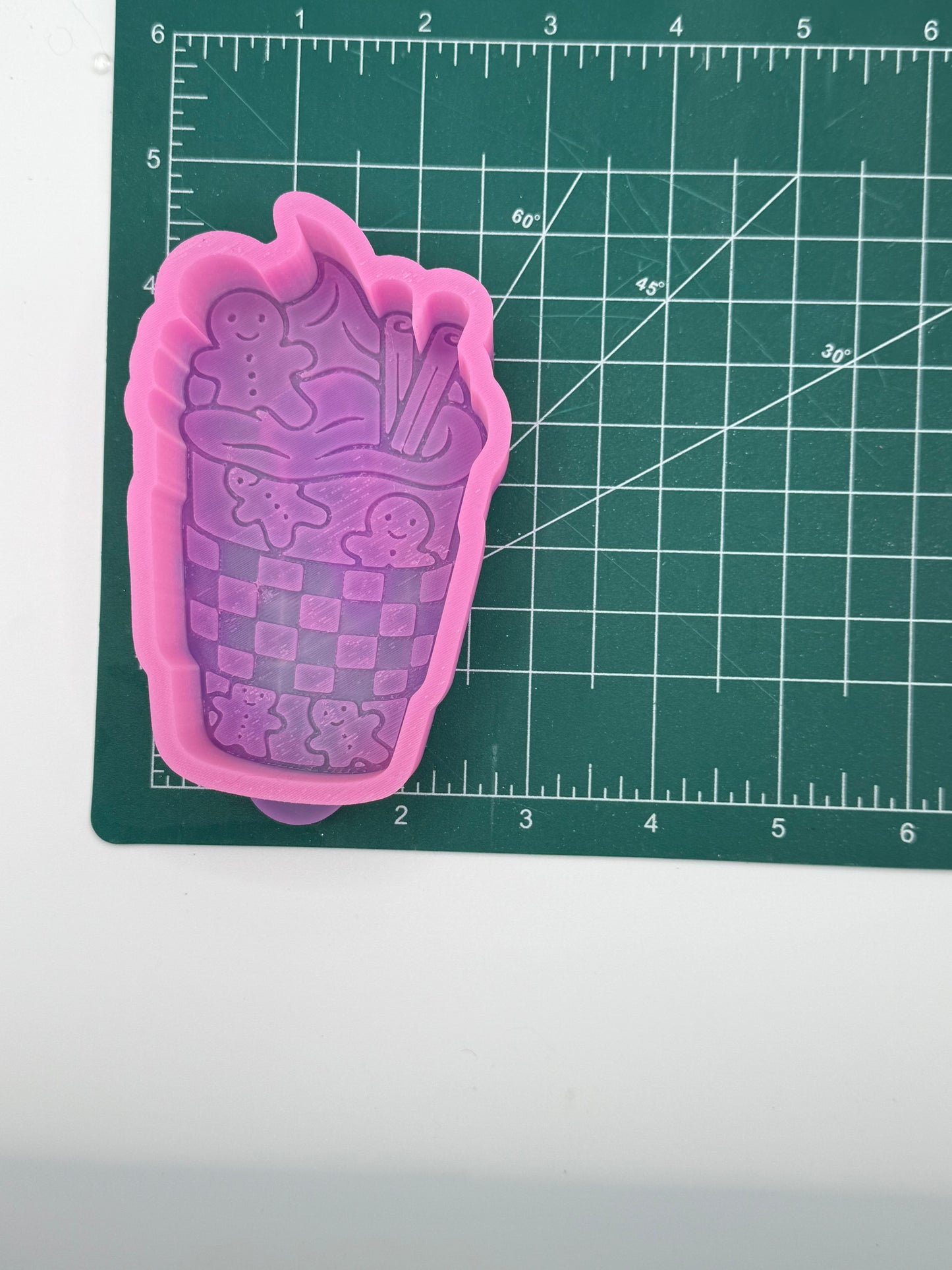 Gingerbread Latte Freshie Mold | silicone freshie mold