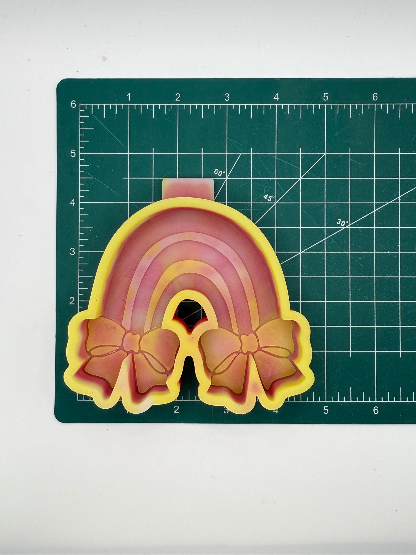 Rainbow with Bows Freshie Mold | Silicone Freshie Mold