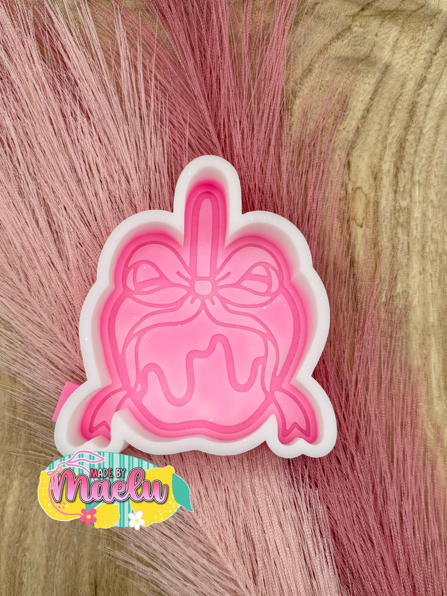 Caramel Apple with Bow Freshie Mold | silicone freshie mold