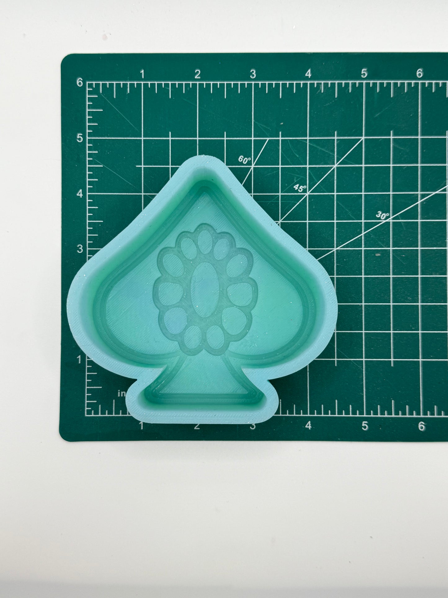 Concho Spade Freshie Mold | Silicone Freshie Mold
