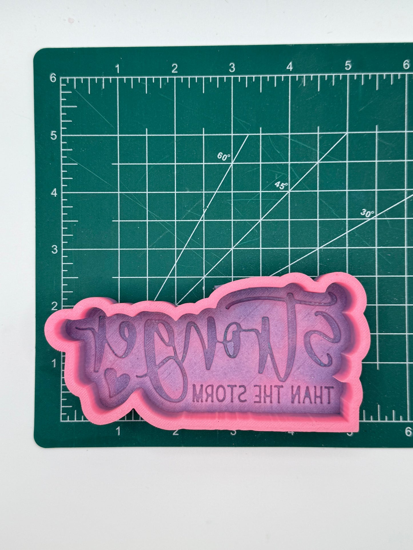 Stronger Than the Storm Freshie Mold | silicone freshie mold