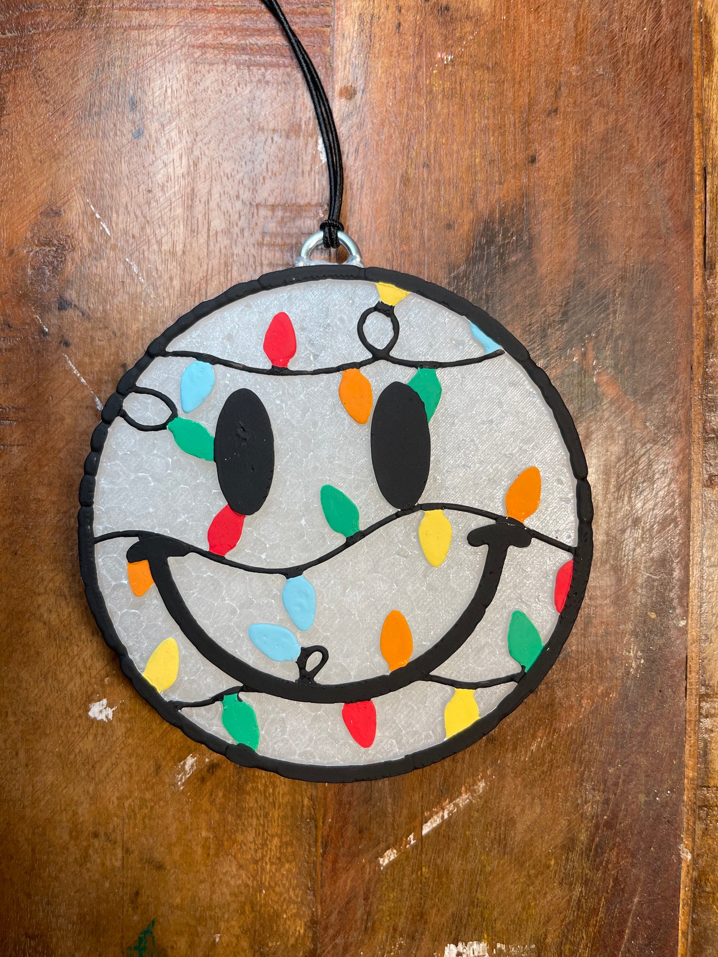Smiley with Lights Freshie Mold | silicone freshie mold