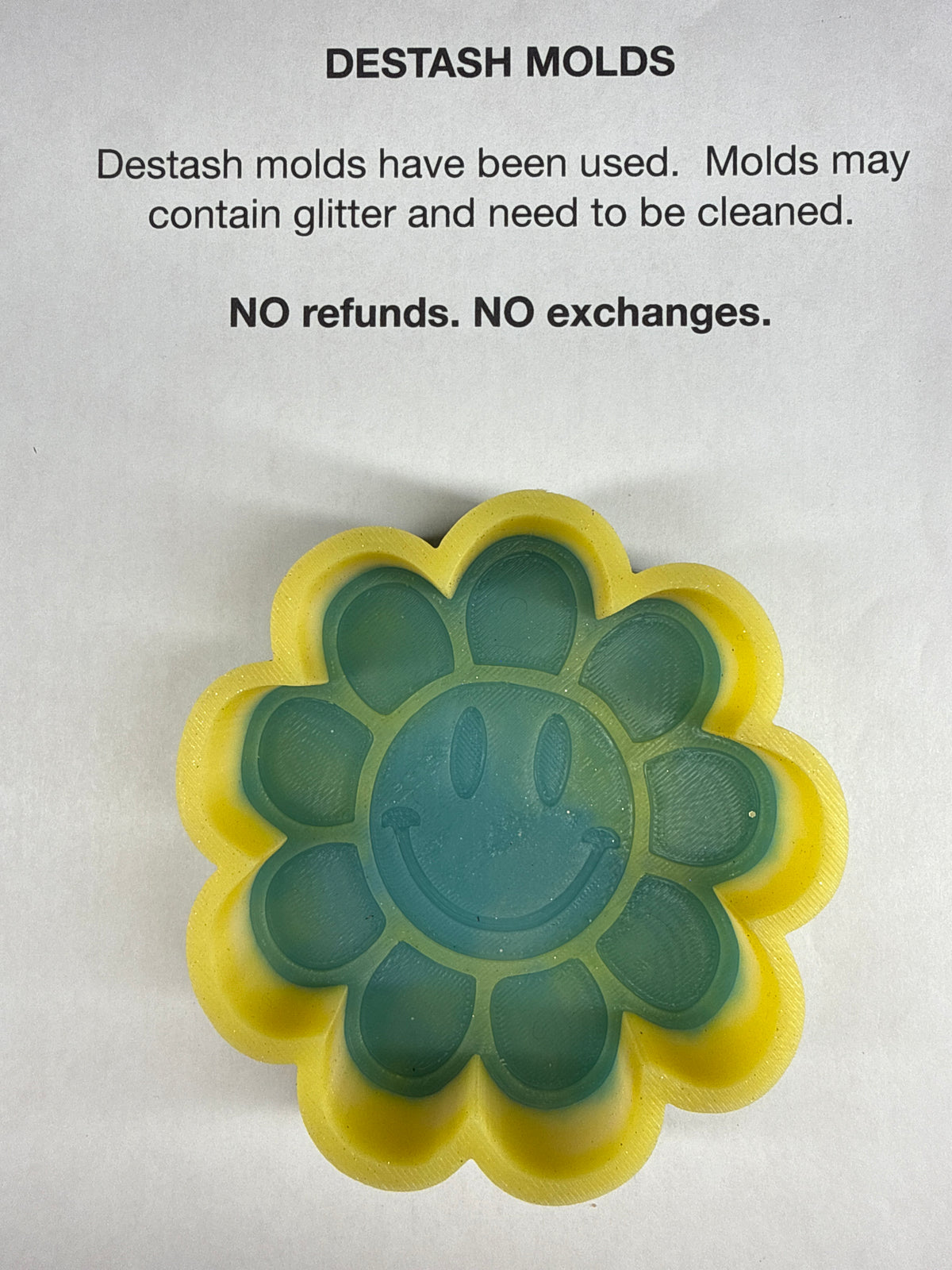 DESTASH Mold - Flower Smiley