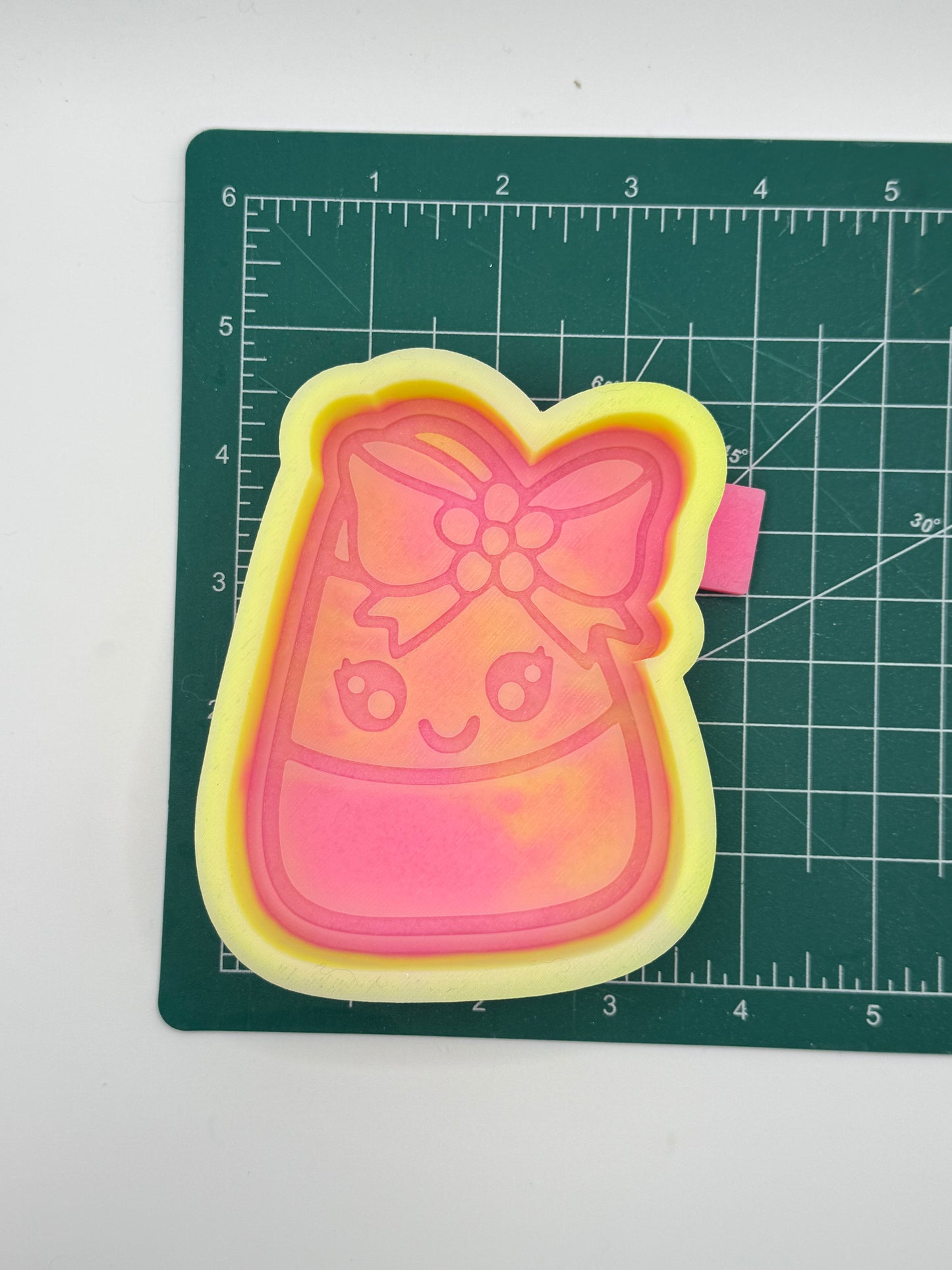 Candy Corn with Bow freshie mold | silicone freshie mold