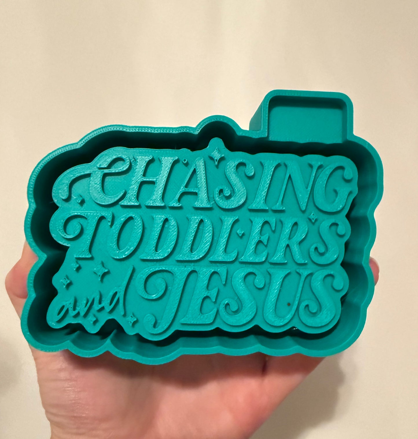 Chasing Toddlers and Jesus Freshie Mold | silicone freshie mold