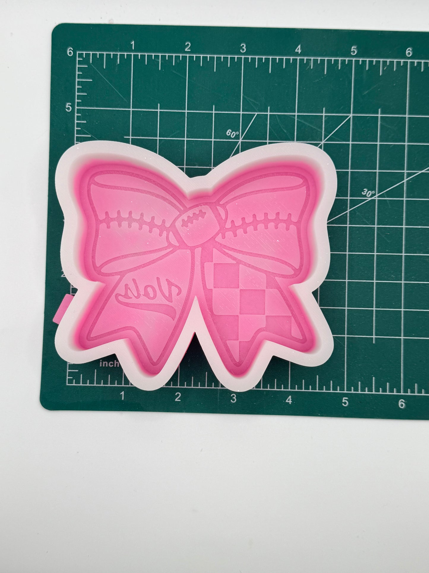 Tennessee Football Bow Freshie Mold | silicone freshie mold