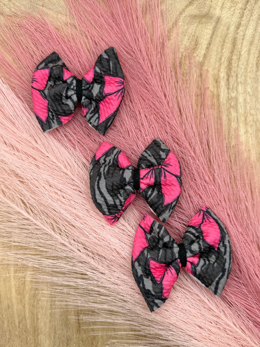 Camo with Pink Coquette Bow | Freshie Bows