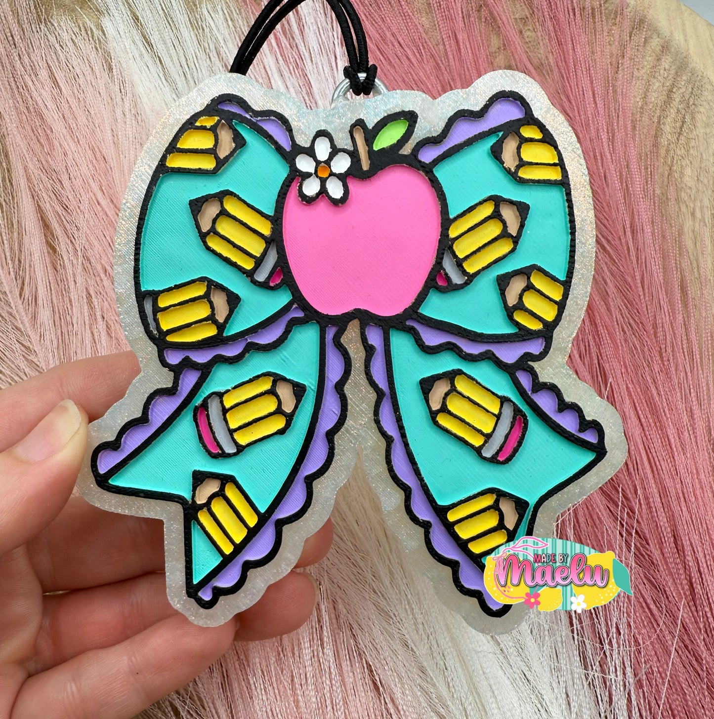 Pencil Bow with Apple | Freshie