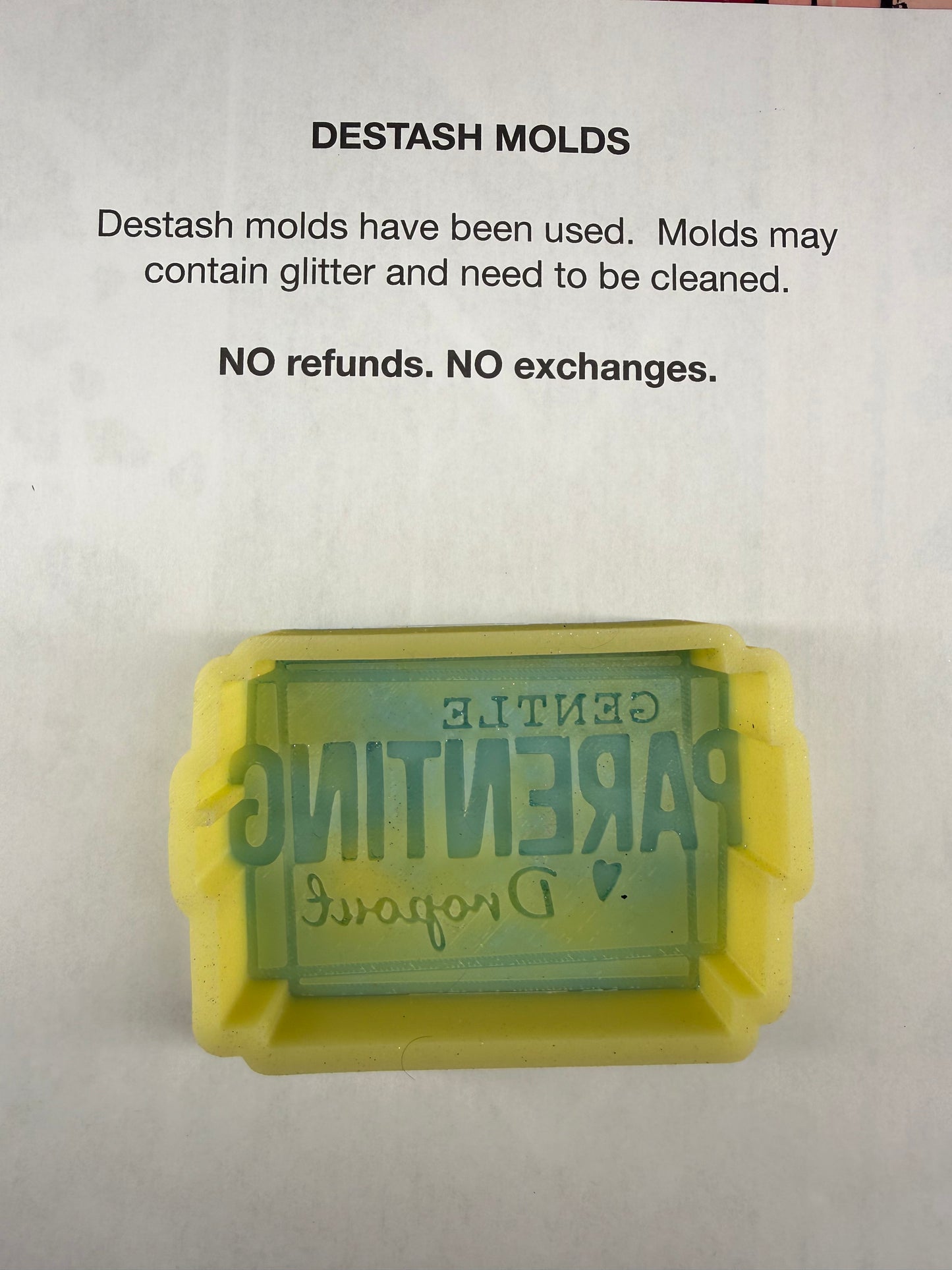 DESTASH Mold - Gentle Parenting Dropout