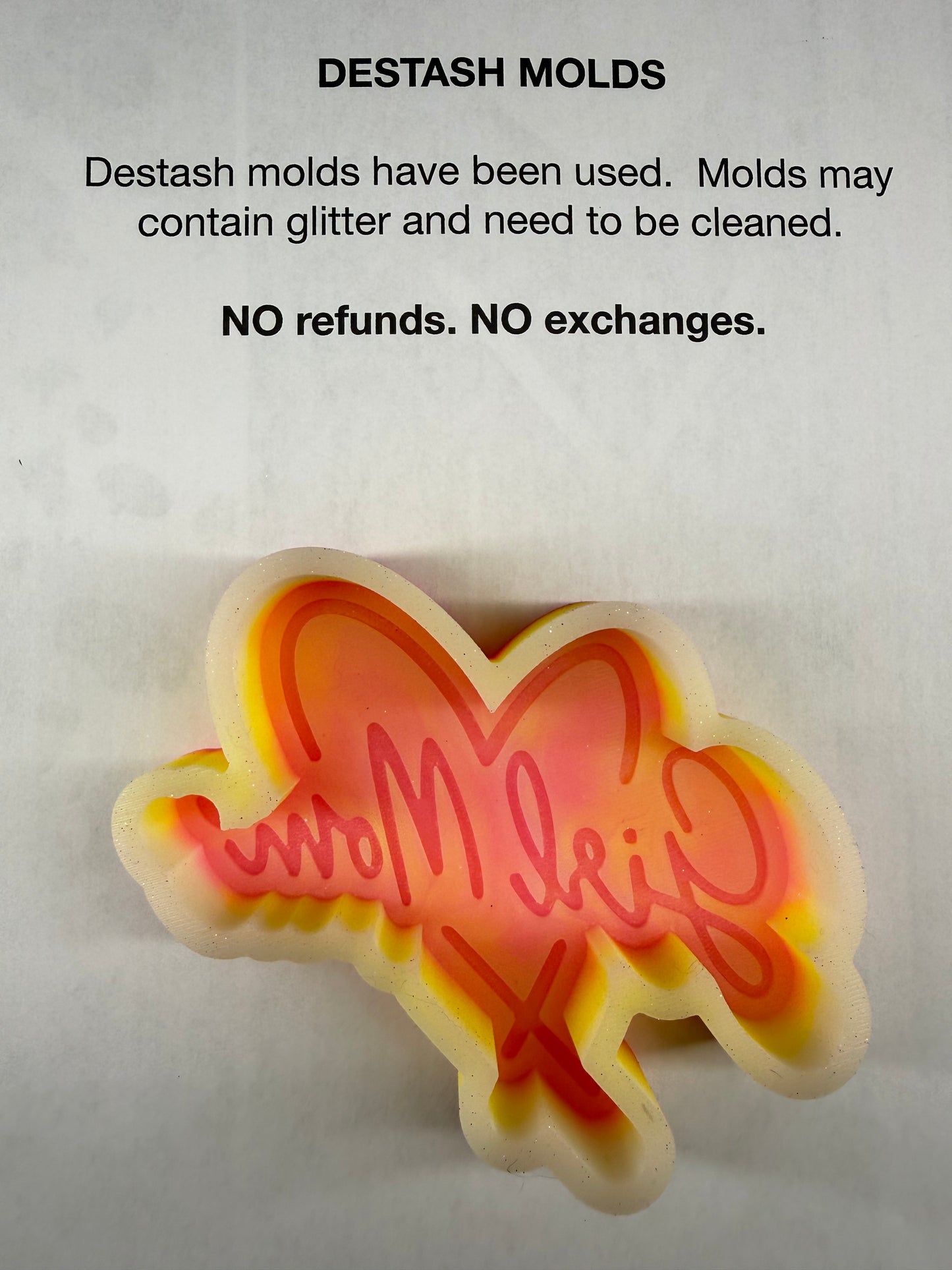 DESTASH Mold - Girl Mom Heart