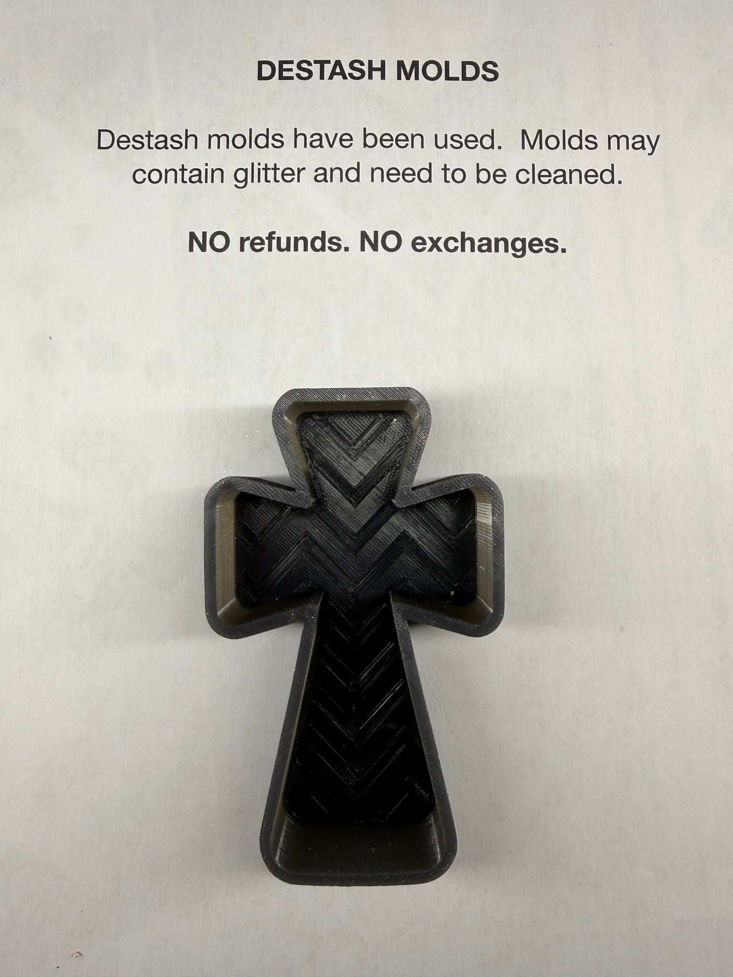DESTASH Mold - Chevron Cross (small)